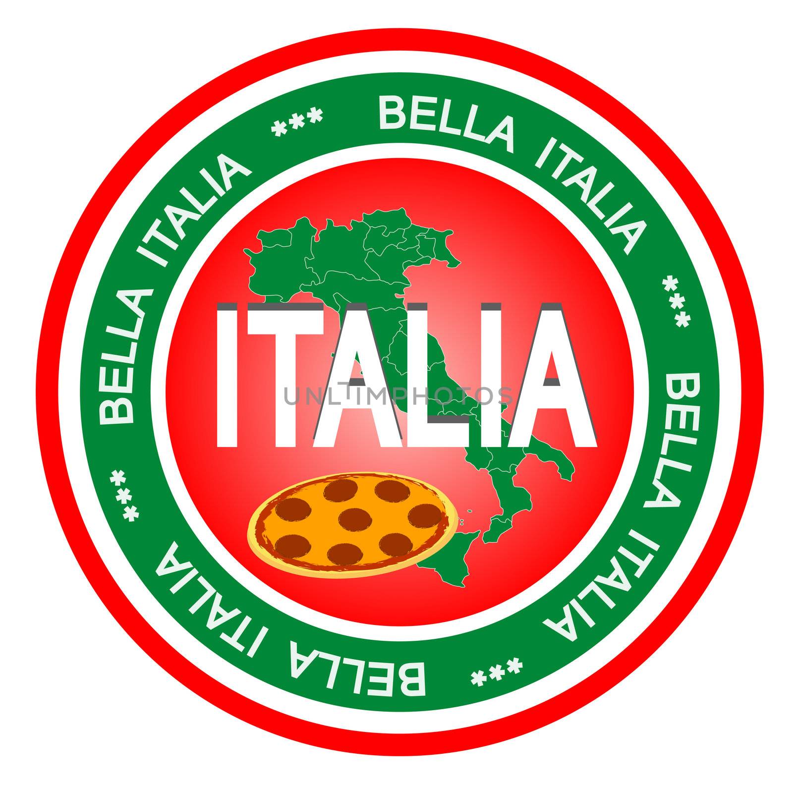 Italia badge by kaarsten