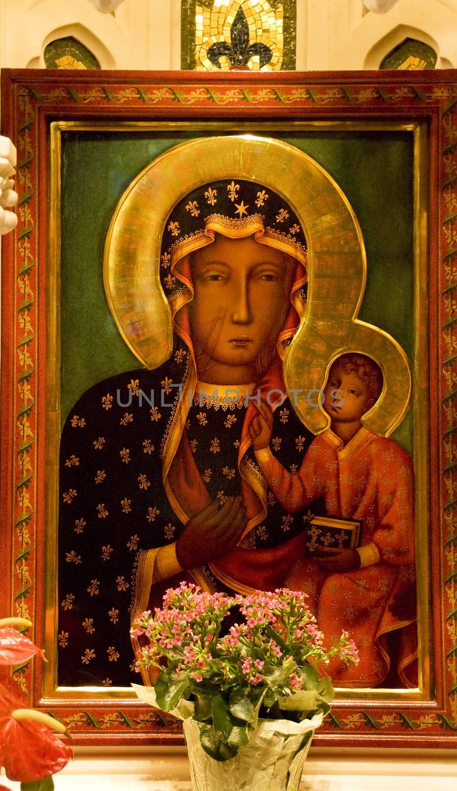 Mary Jesus Icon St. Patrick's Cathedral New York City by bill_perry