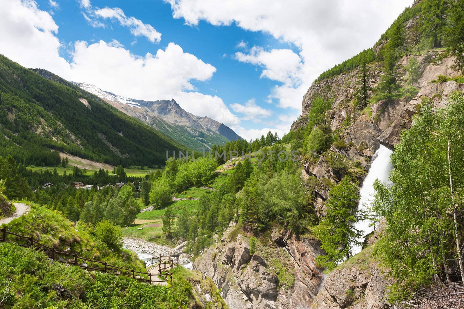 Mountain valley in Gran Paradiso National Park, Italy