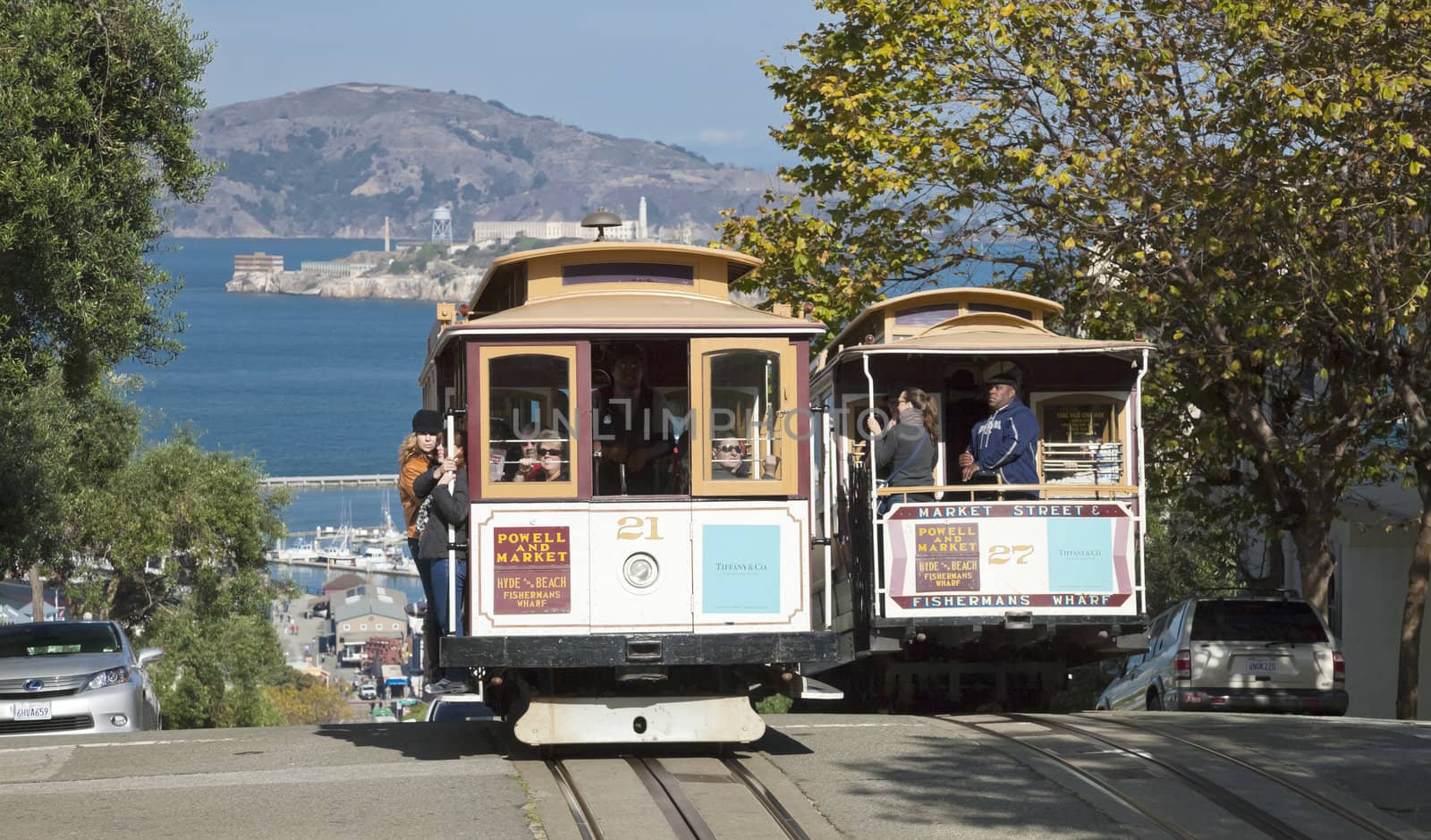 San Francisco-USA, November 2nd, 2012: The Cable car tram. The S by hanusst