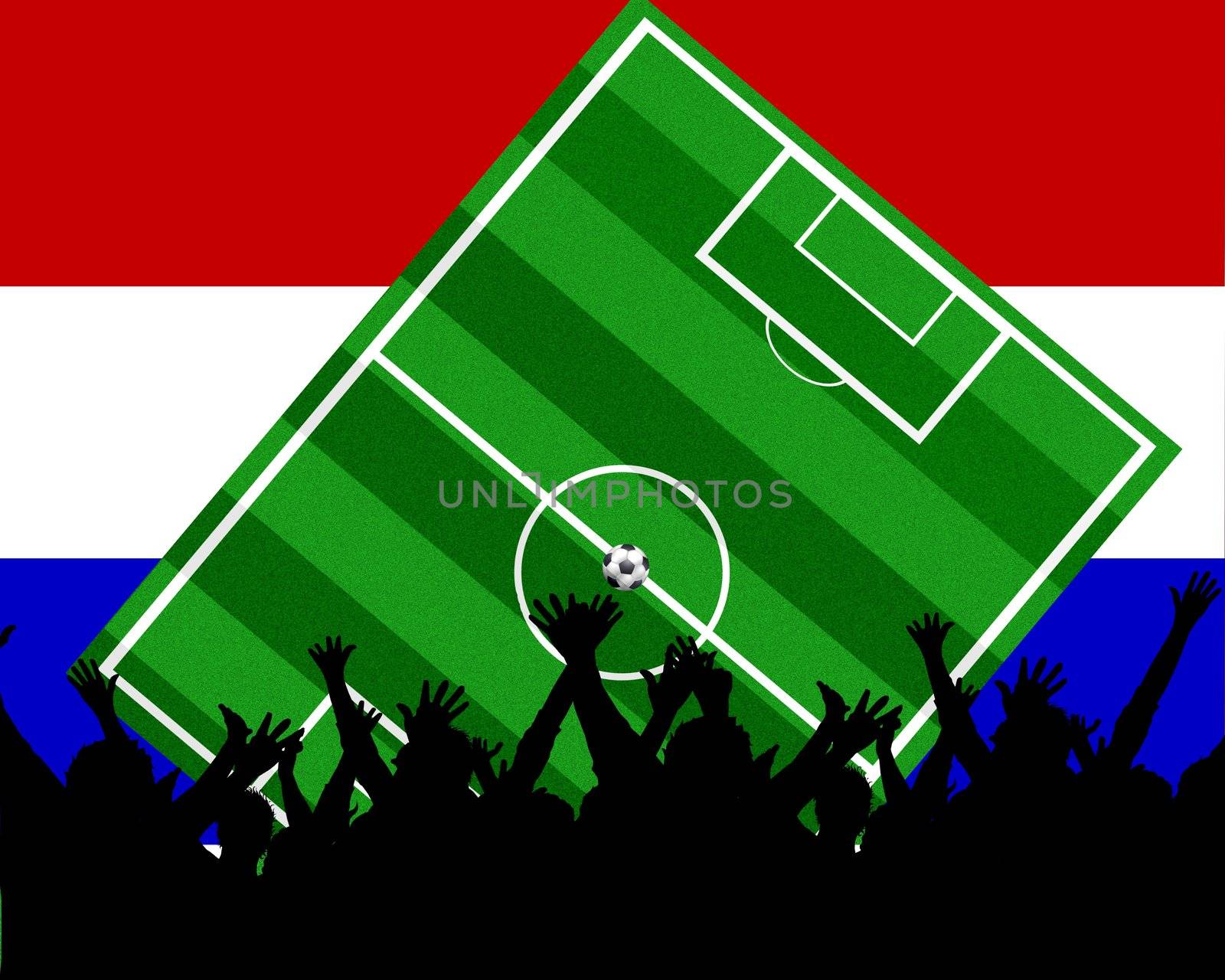 european soccer championship- team Netherlands by peromarketing