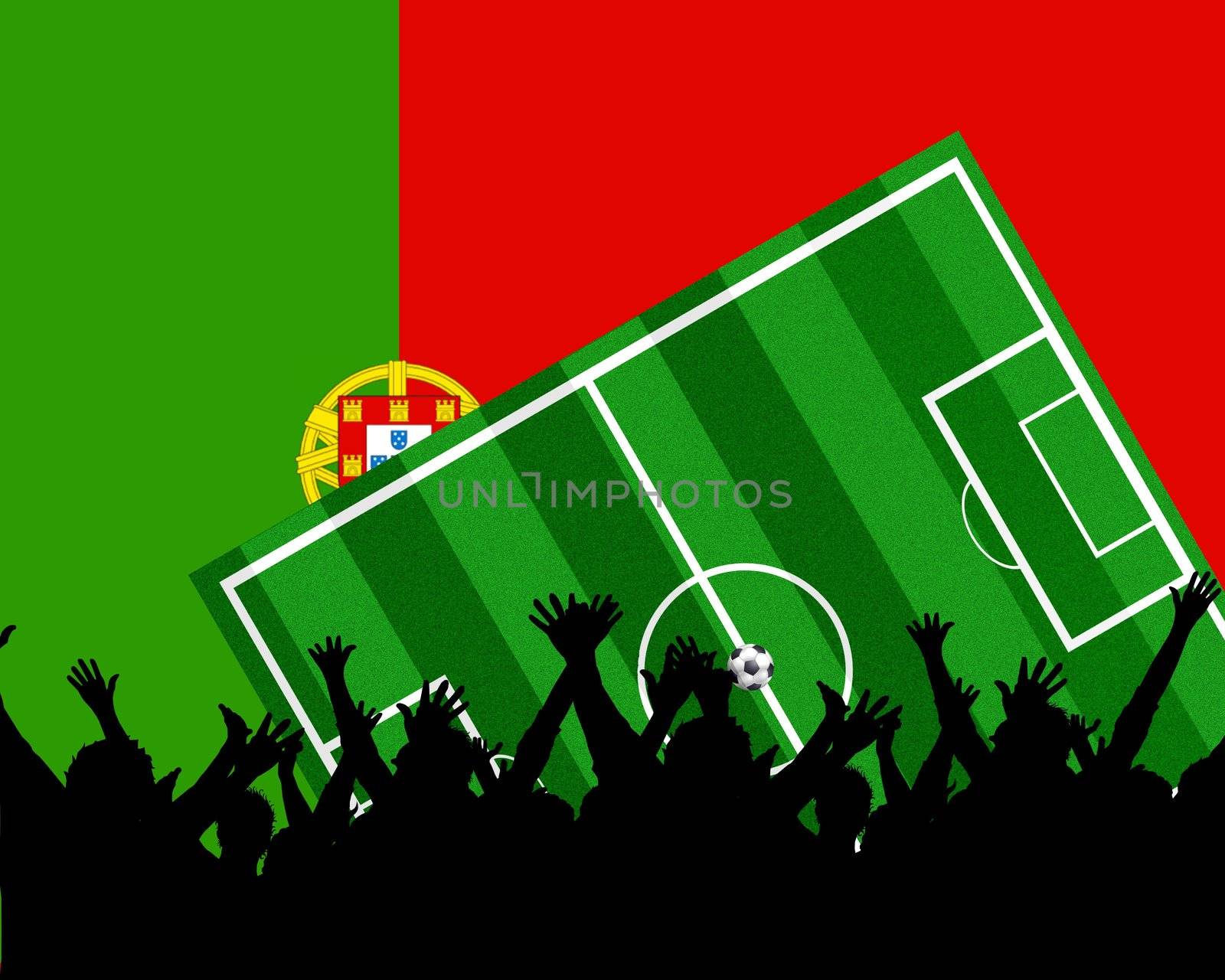 european soccer championship- team Portugal by peromarketing