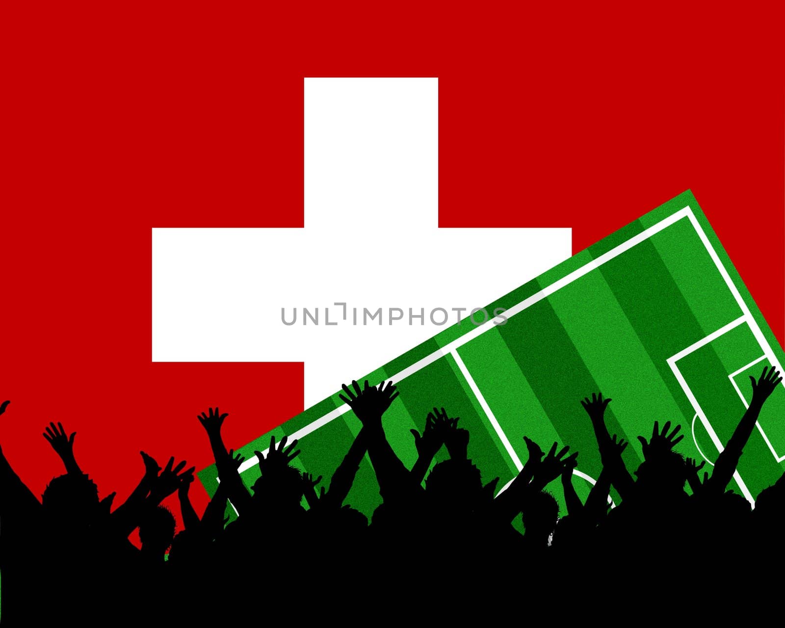 european soccer championship- team Switzerland by peromarketing