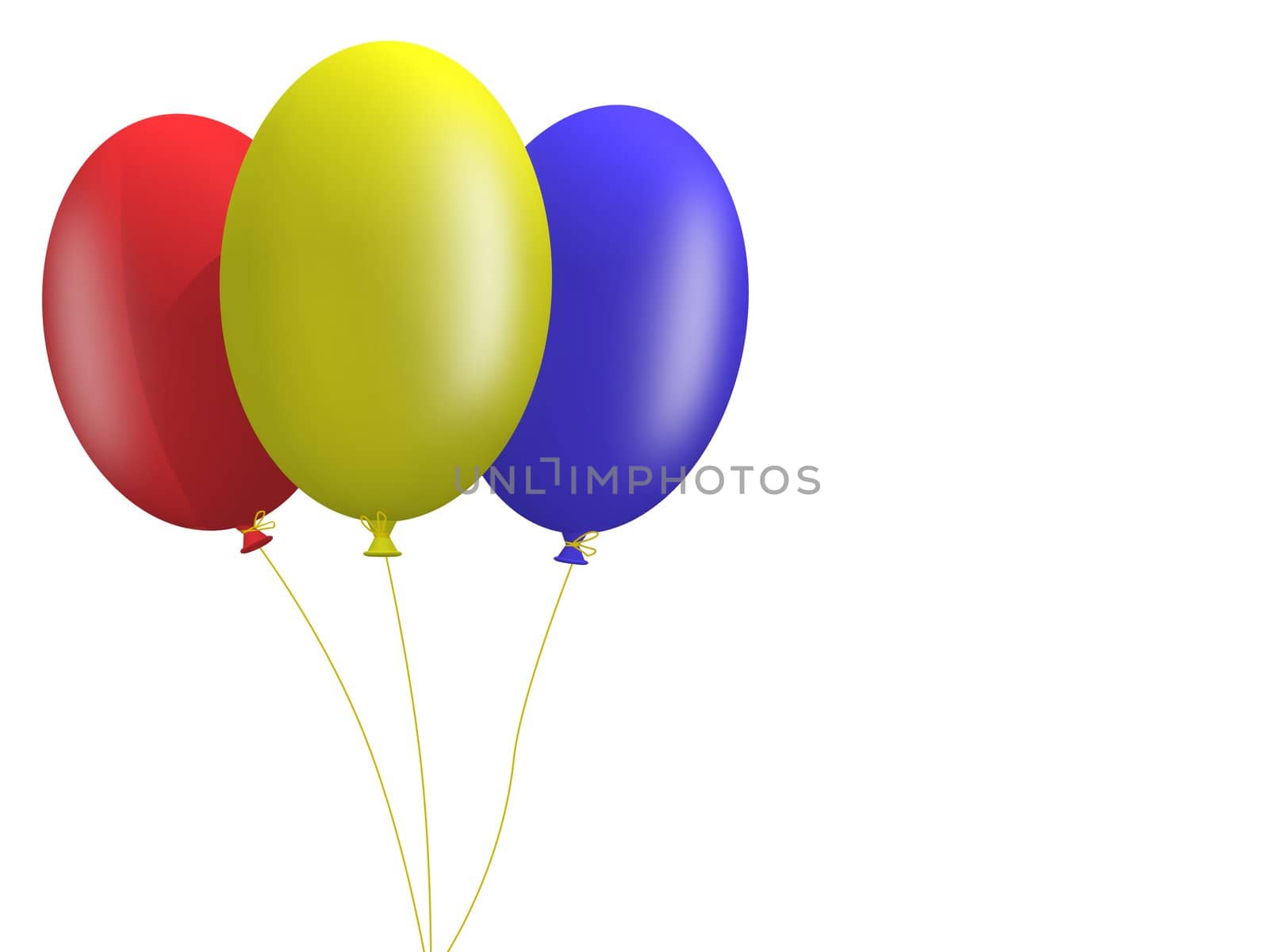 Balloons. Bright, colourful, celebratory balloons. Abstraction - a background