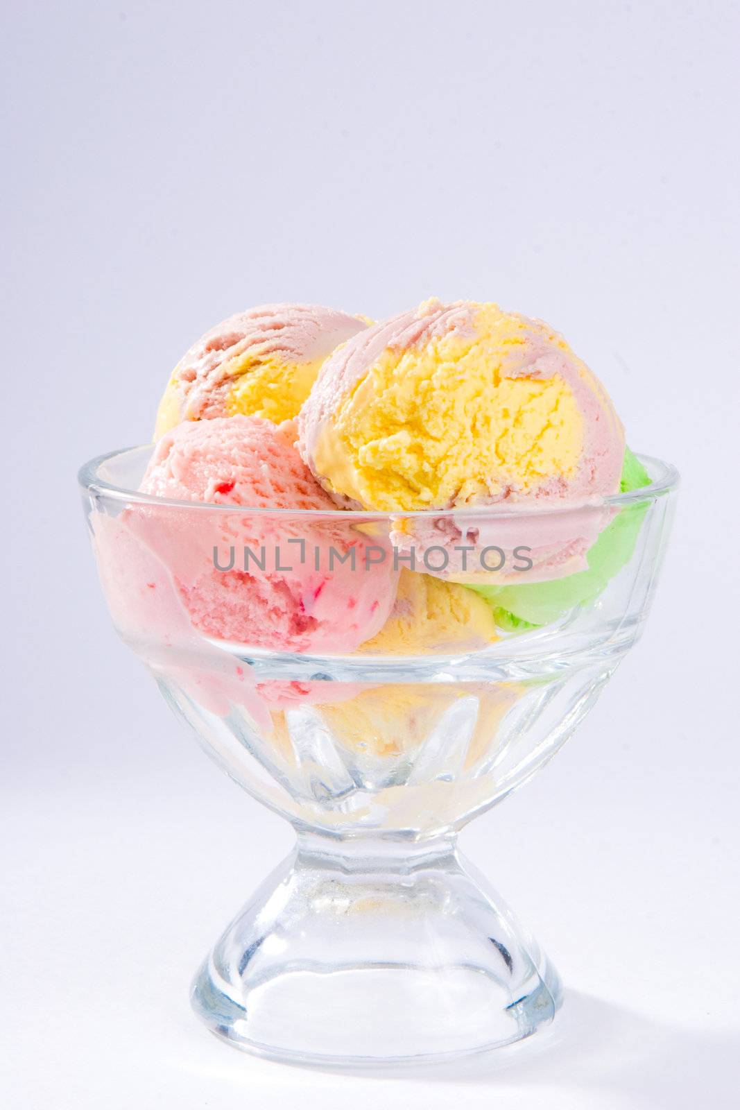 delicious ice cream sundae