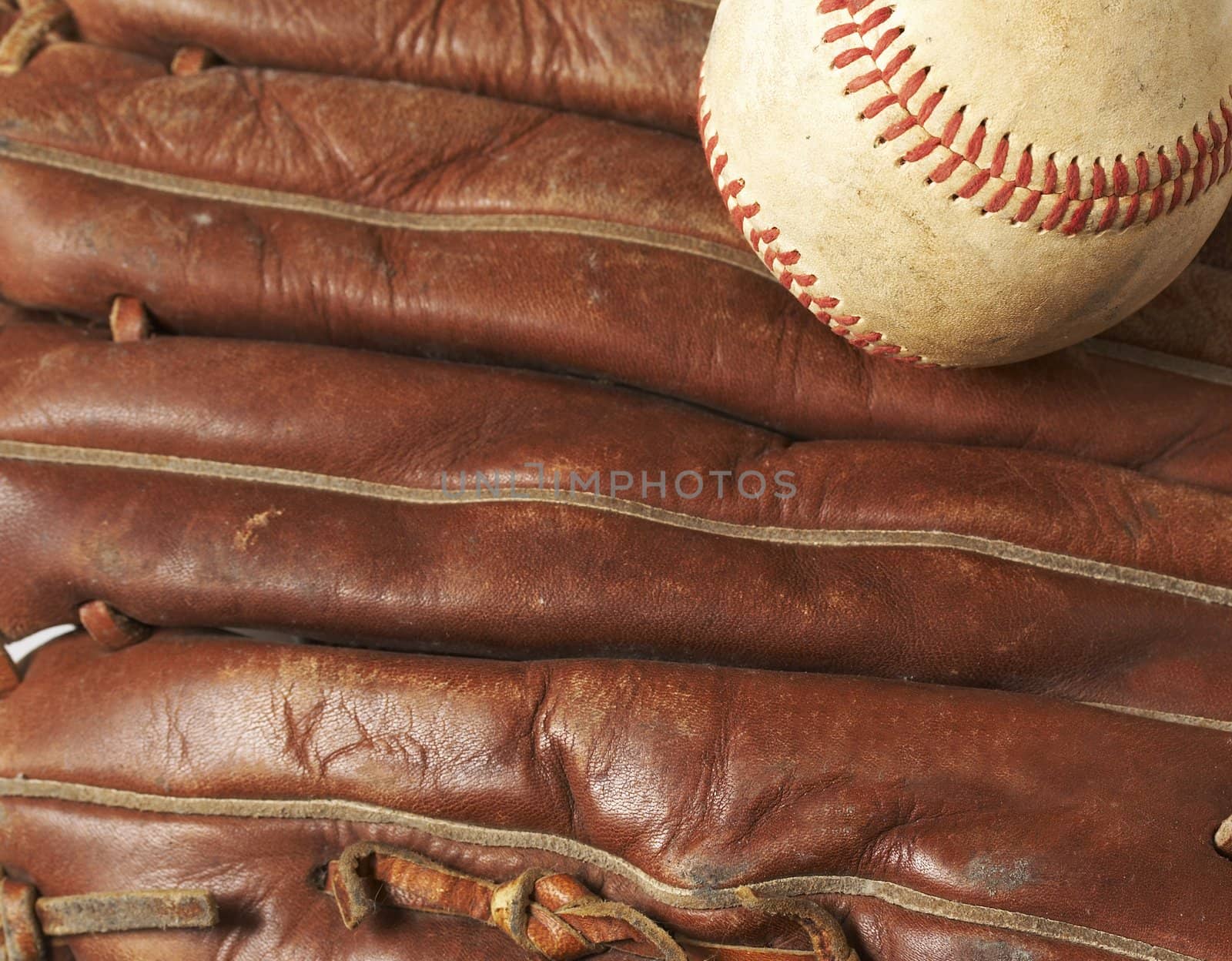 baseball on glove by gjdisplay