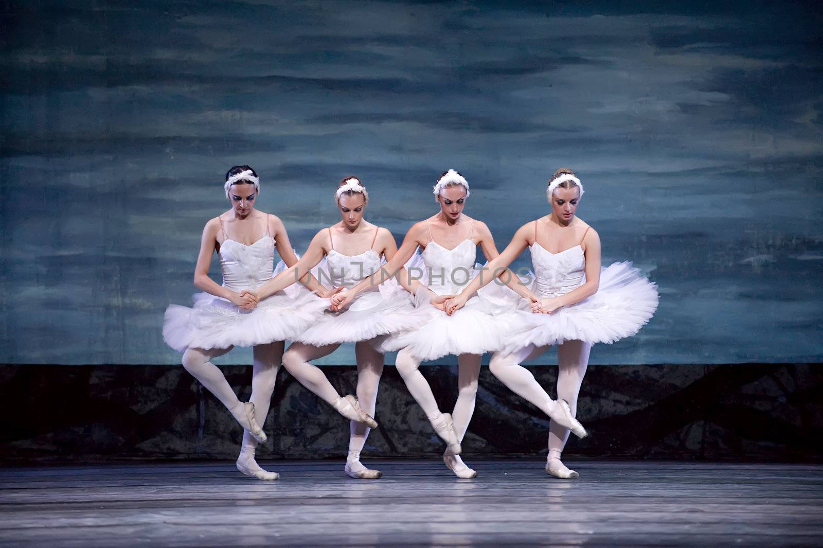 Swan Lake ballet dancers by jackq