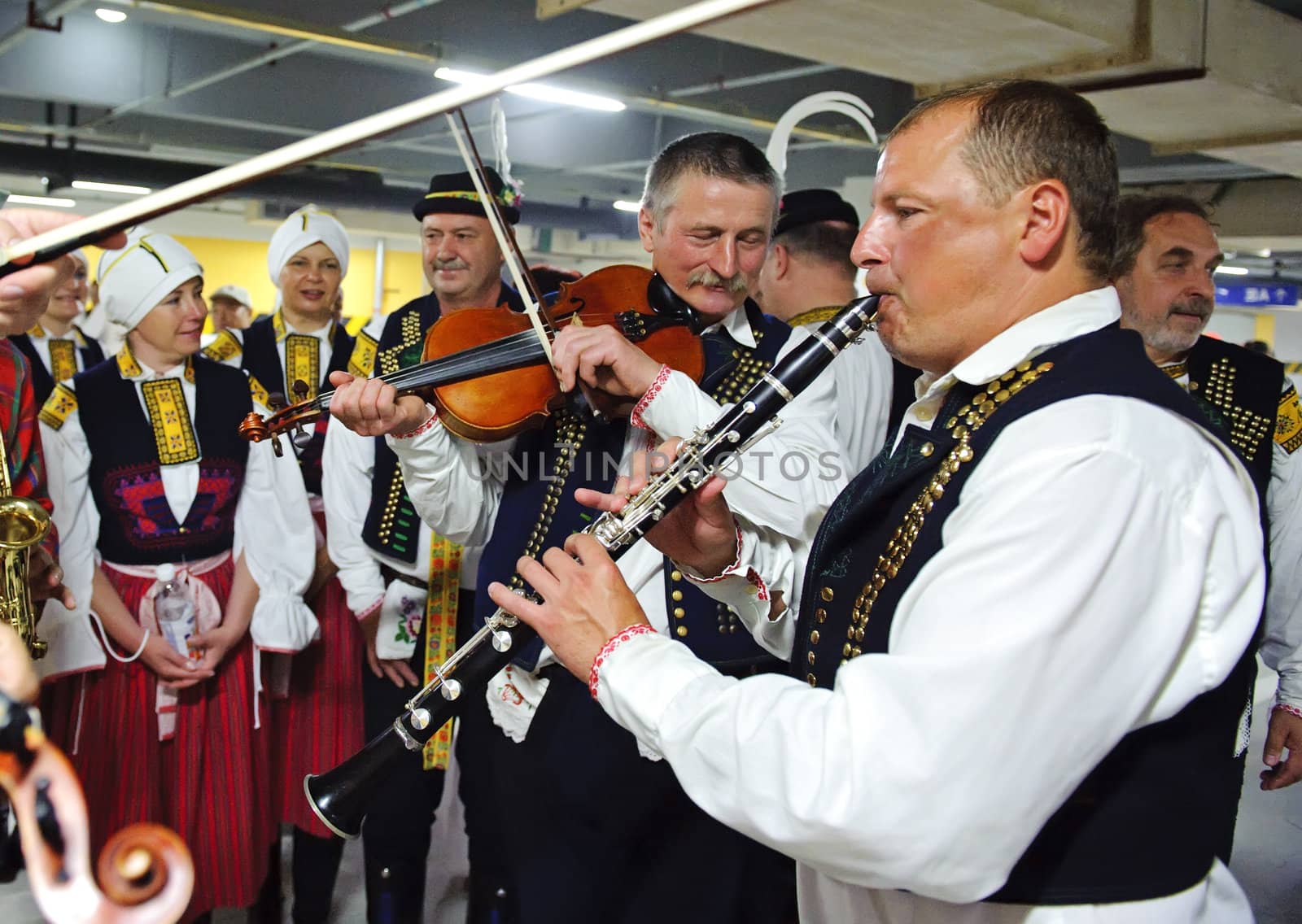 CHENGDU - MAY 29: Scottish folk musicians perform in the 3rd International Festival of the Intangible Cultural Heritage.May 29, 20011 in Chengdu, China.