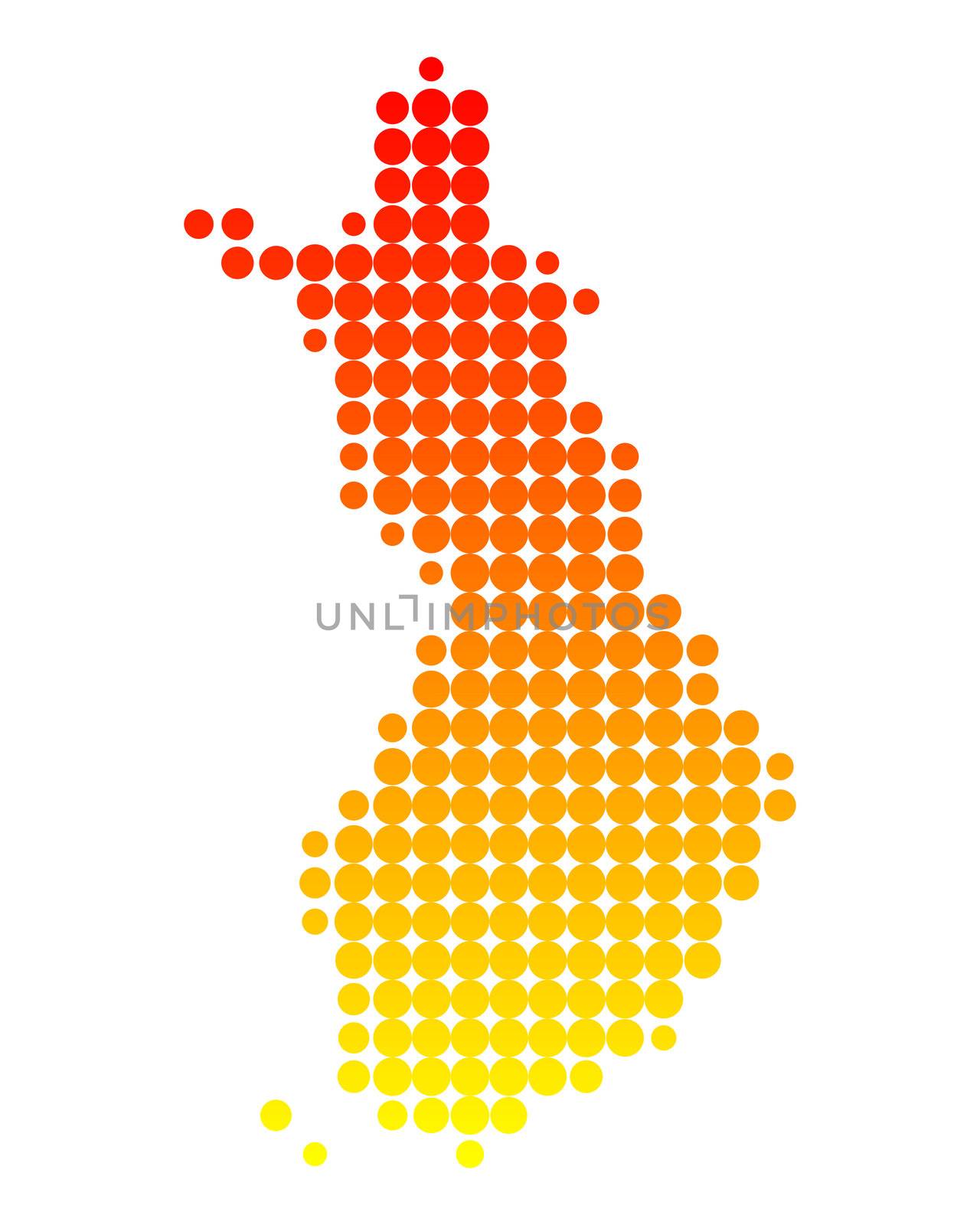 Map of Finland