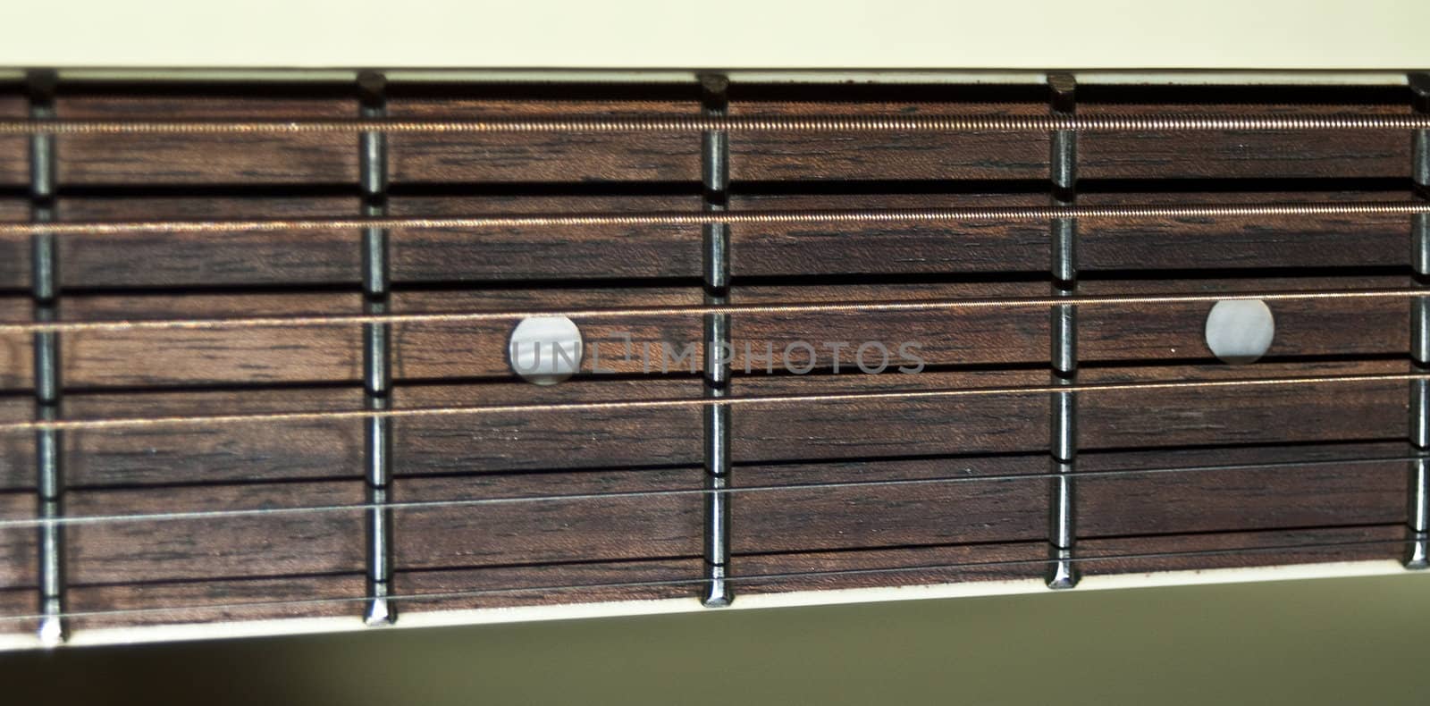 closeup of a guitar