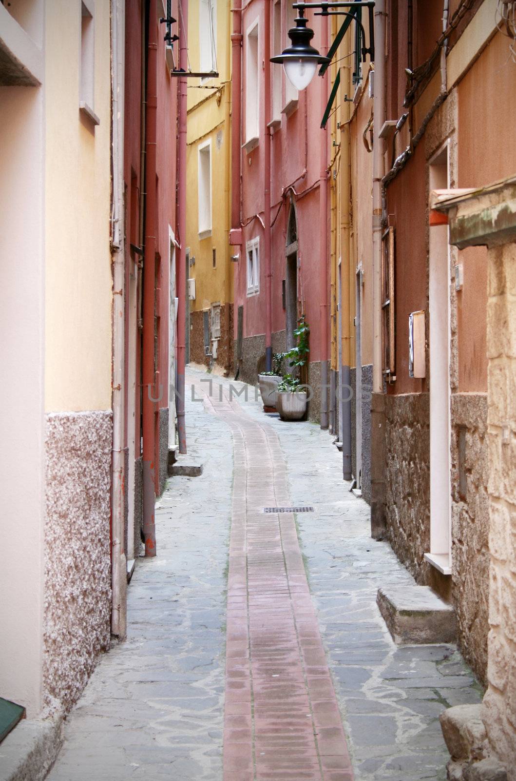 View of Manarola in Italy