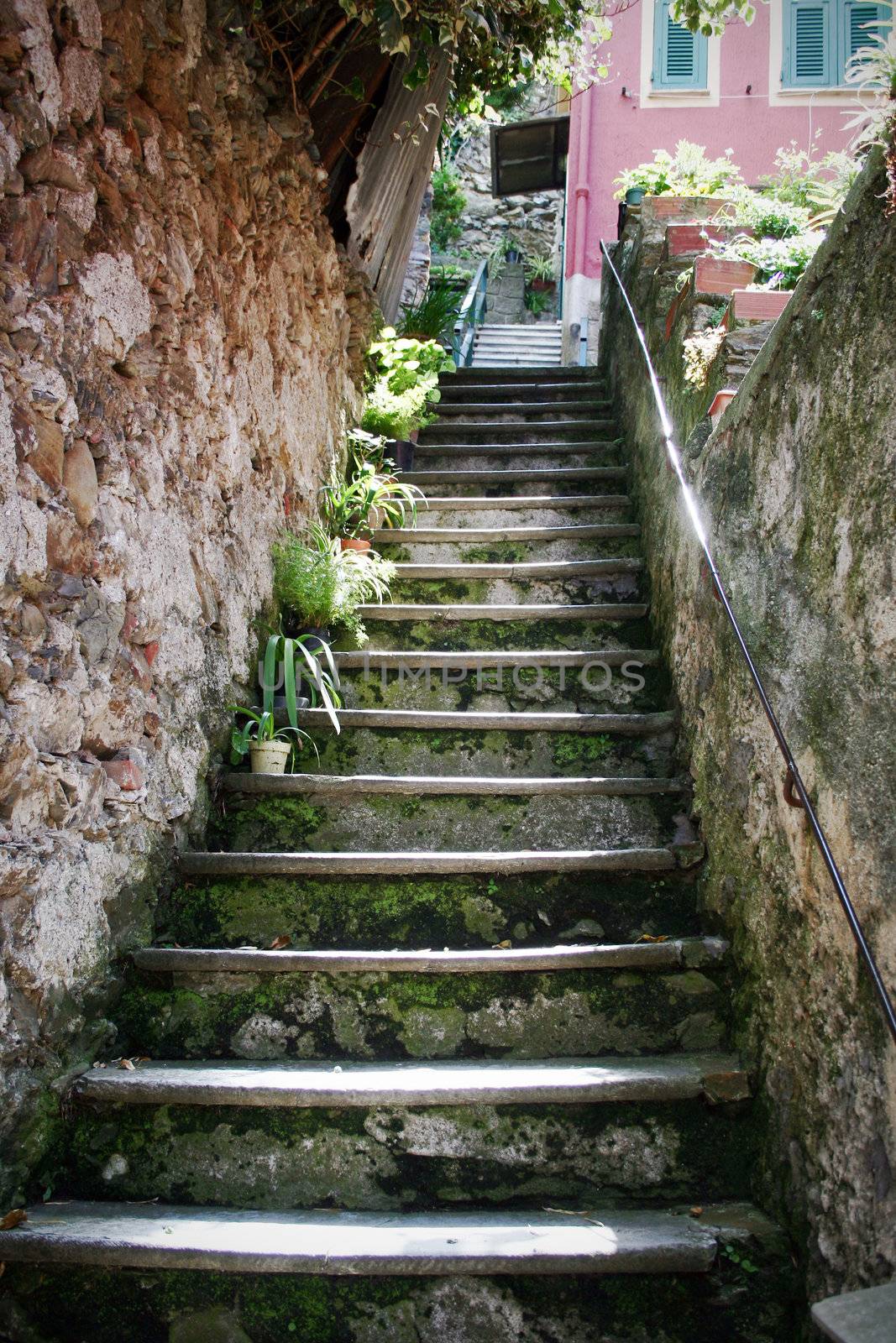 View of Manarola in Italy