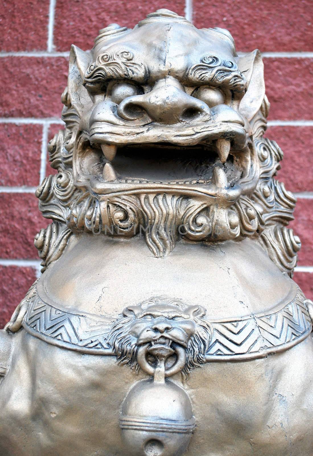 Chinese statue. by oscarcwilliams