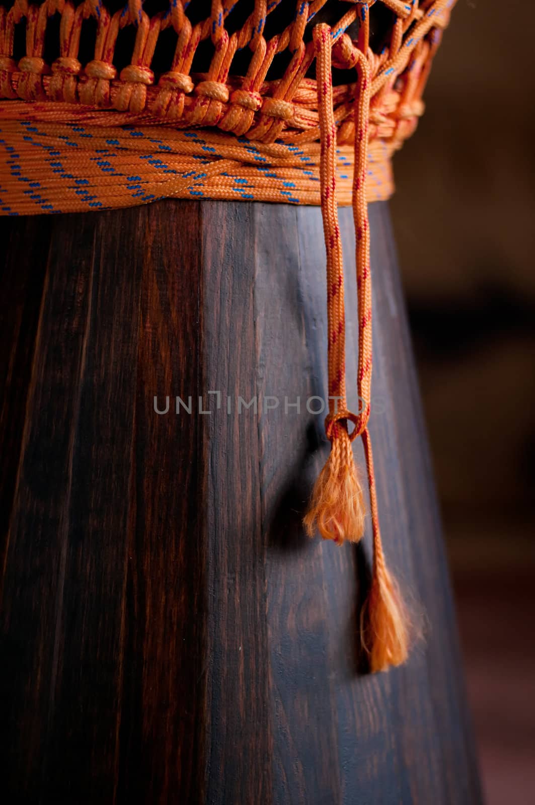 Close up of the Djembe
