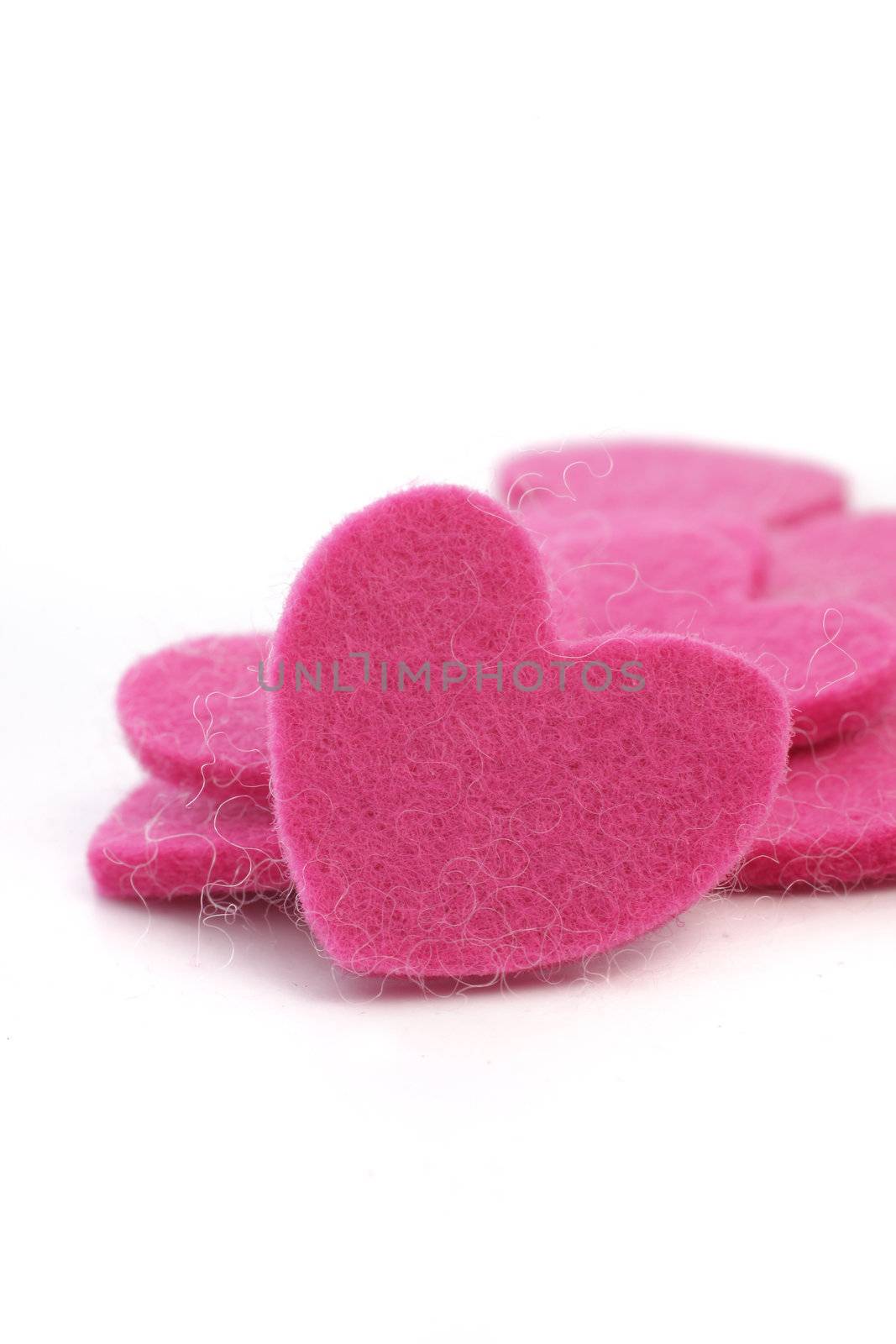 Romantic pink hearts by Farina6000