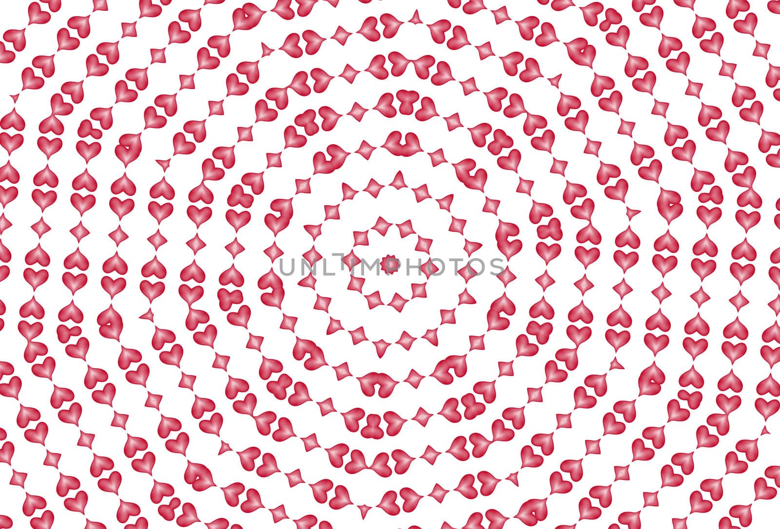 Pattern Of Hearts by harveysart