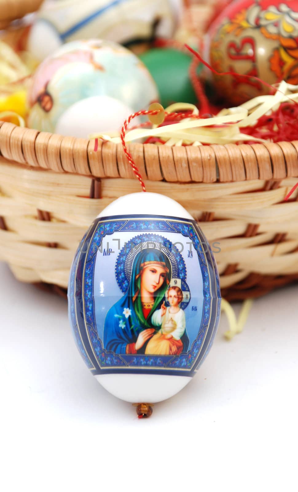 Colorful easter eggs