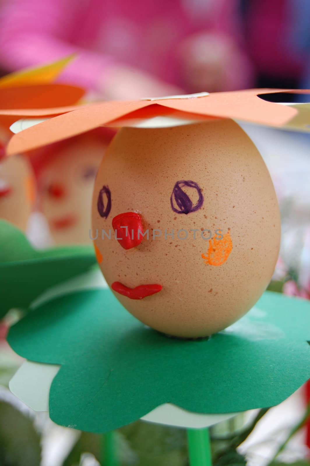 Colorful easter eggs