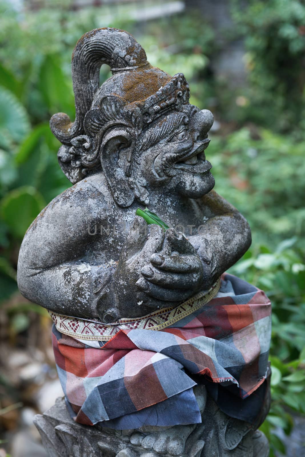 Statue of Balinese demon in North Bali, Indonesia 