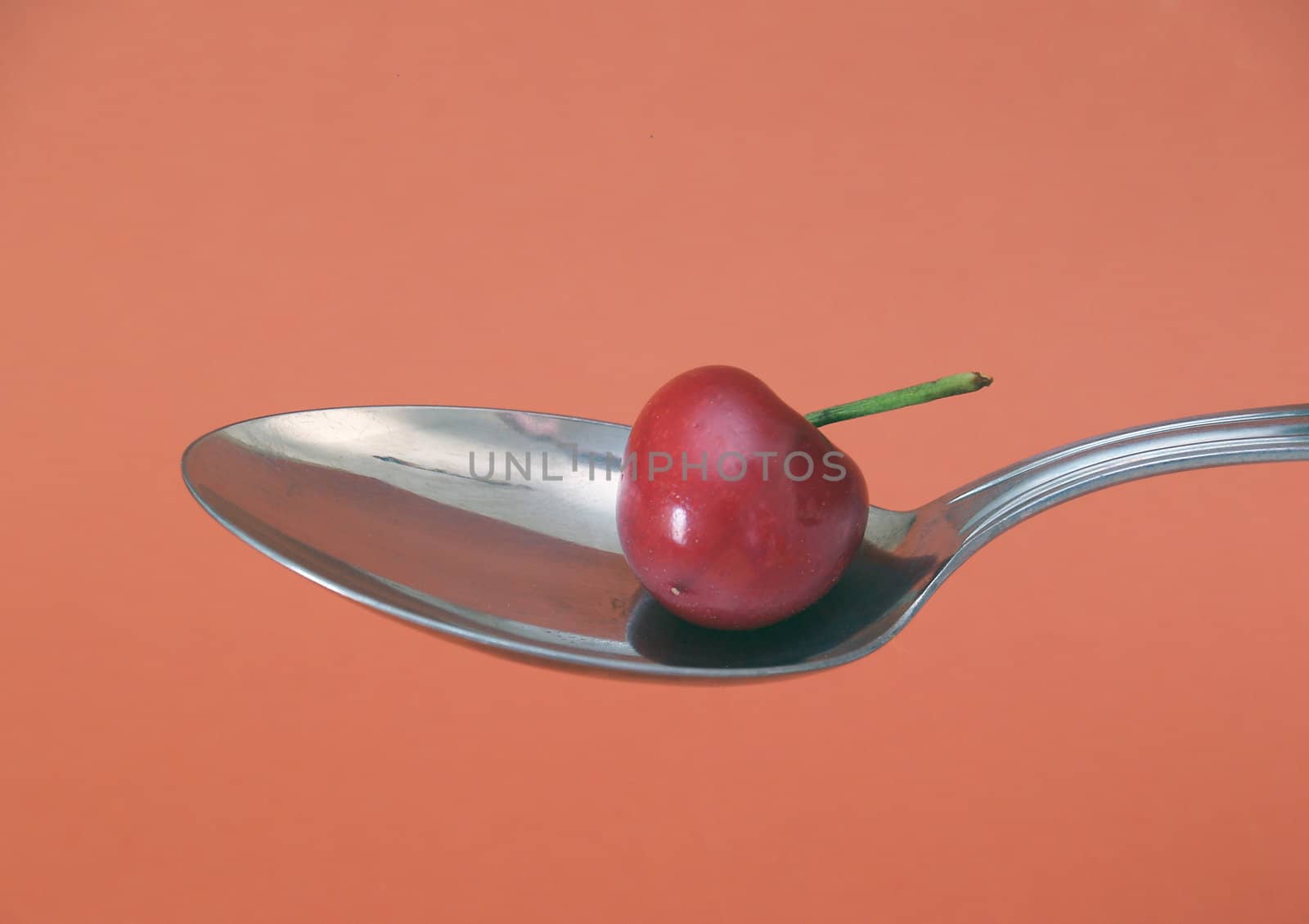 spoon and cherry     