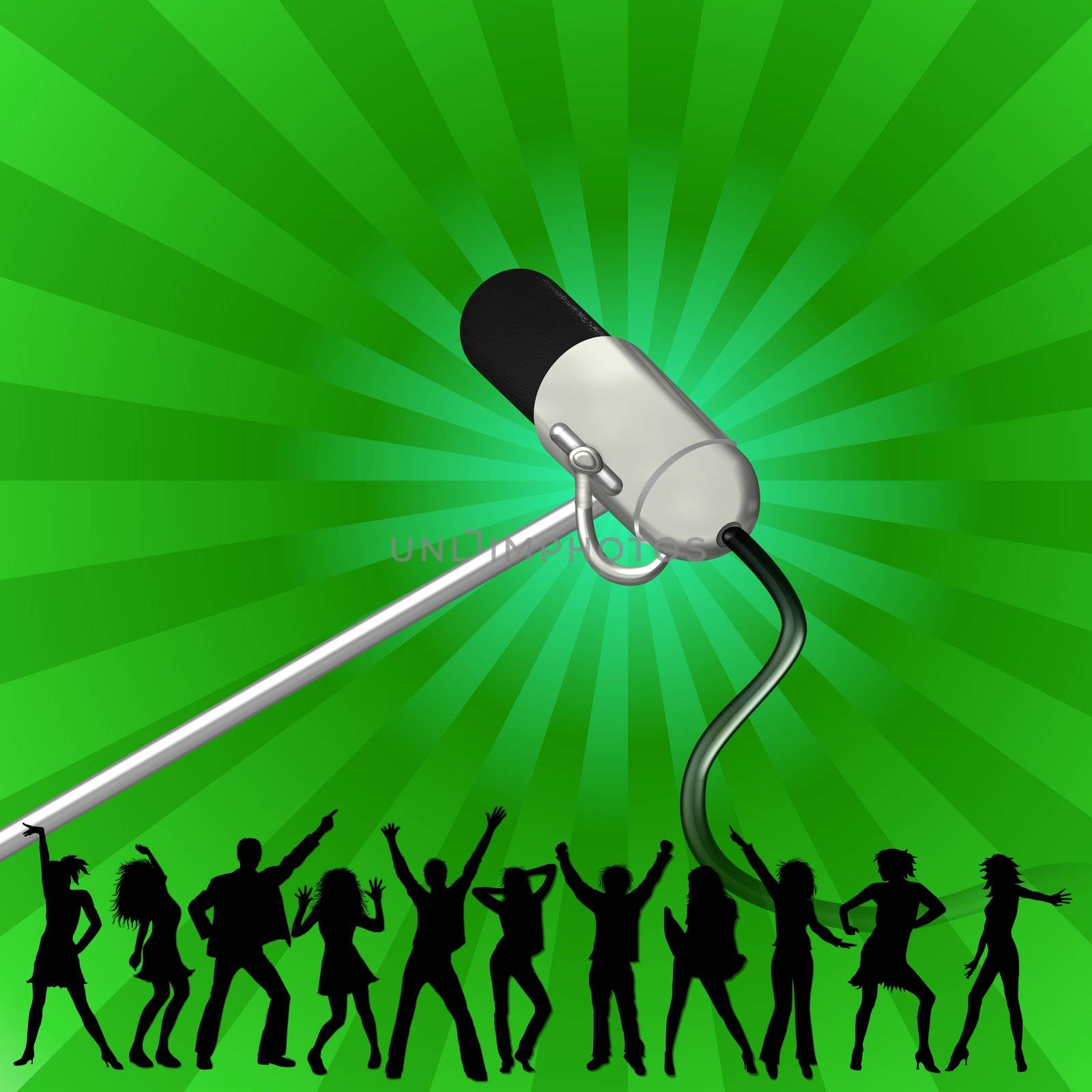dancing people - karaoke by peromarketing