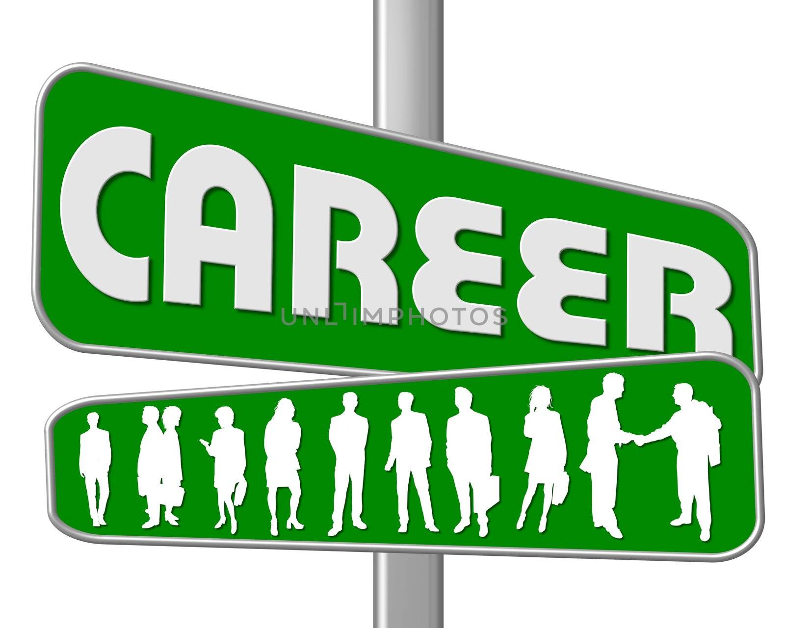 road sign career by peromarketing