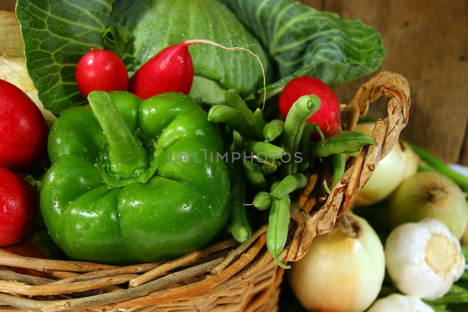 Garden vegetables by Sandralise