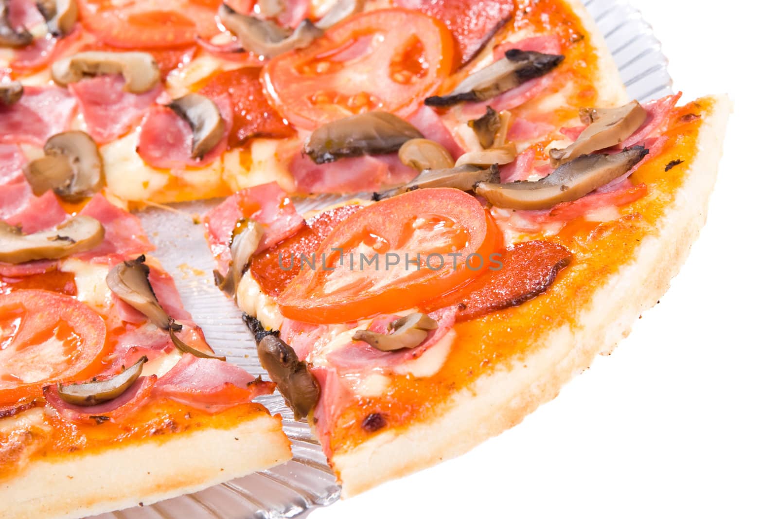 photo of a part of Pizza Primavera
