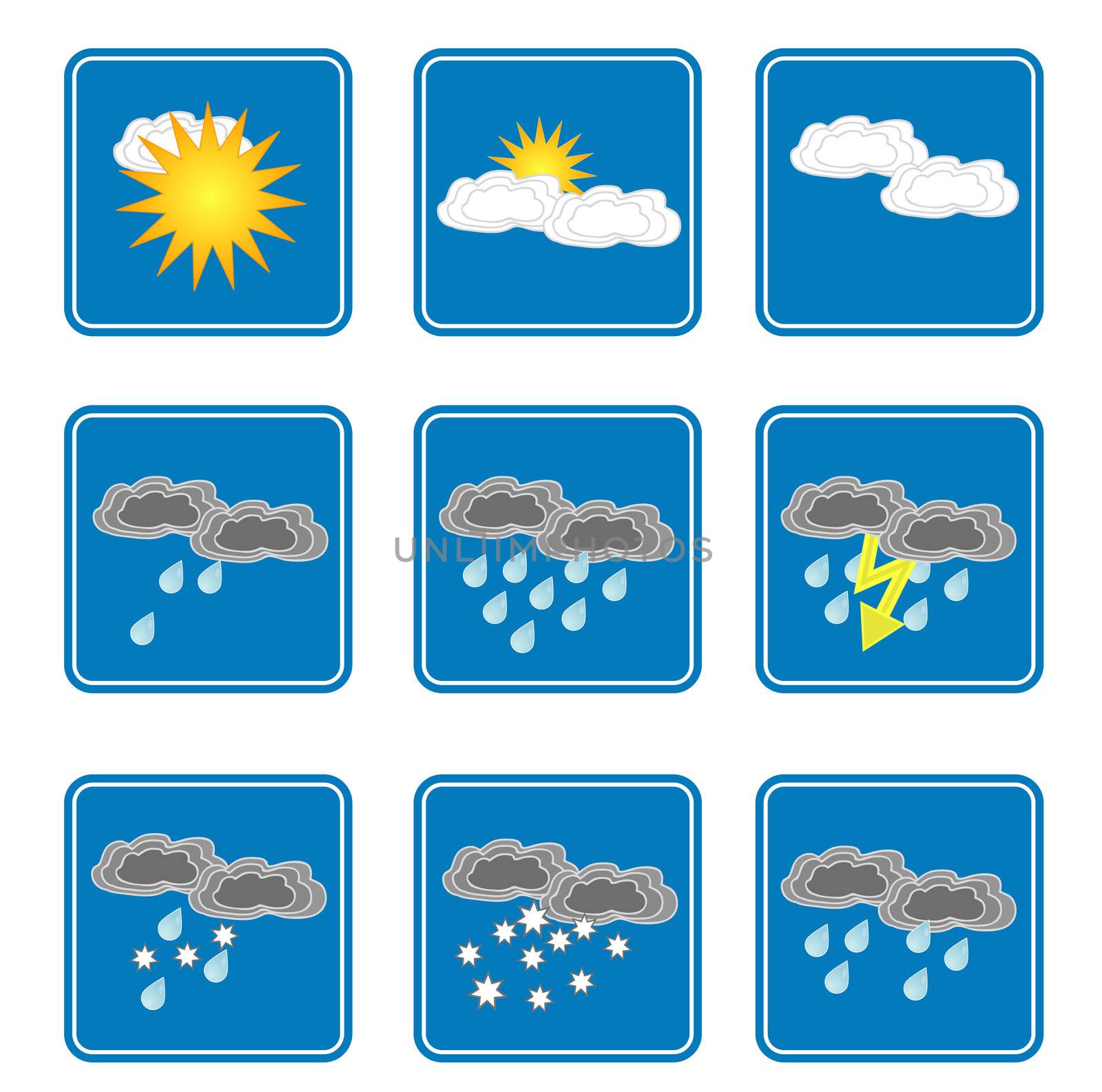 Weather icons by kaarsten