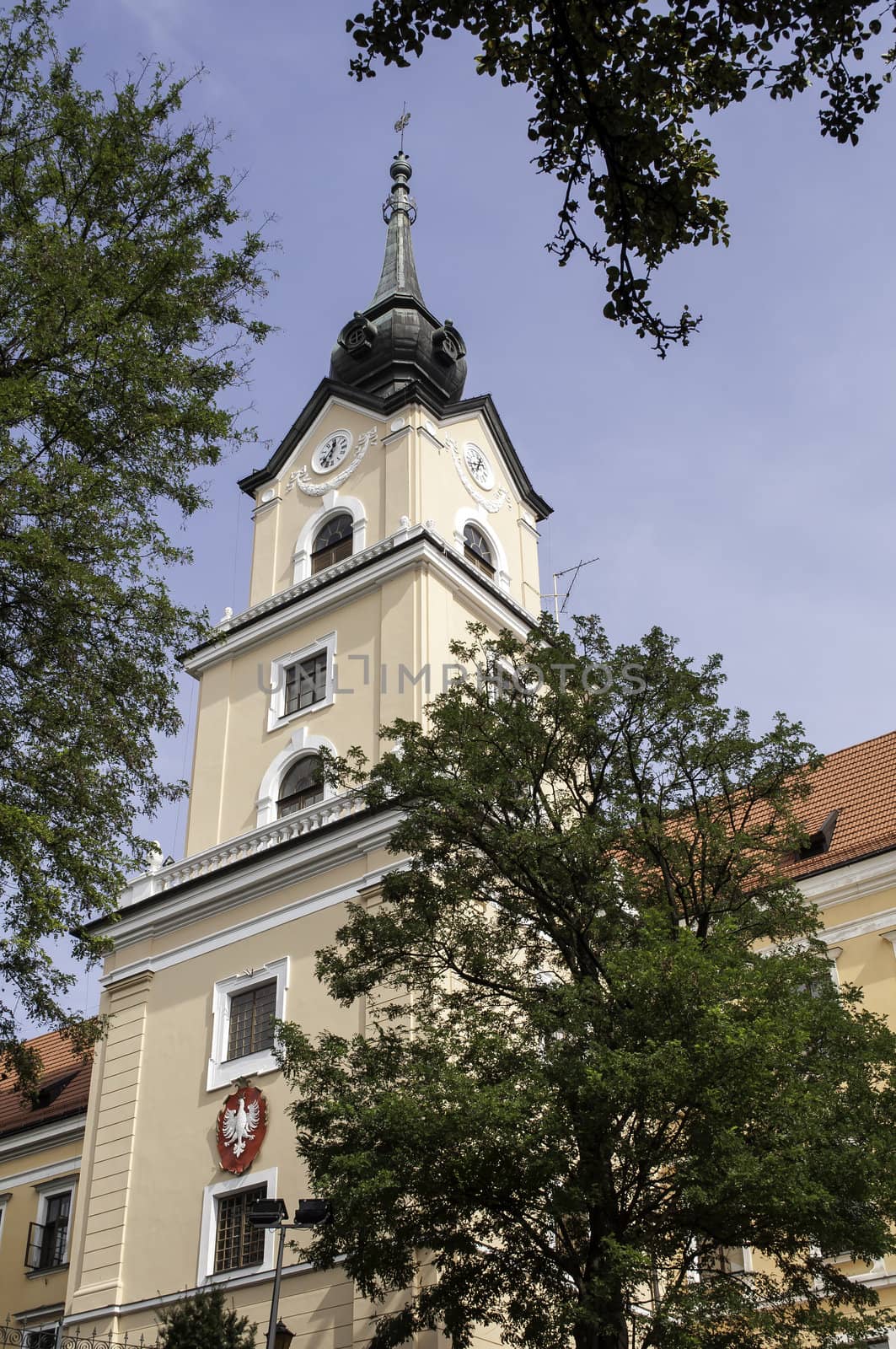 Castle of the Lubomirski family in Rzeszow, Poland. Court of Law.