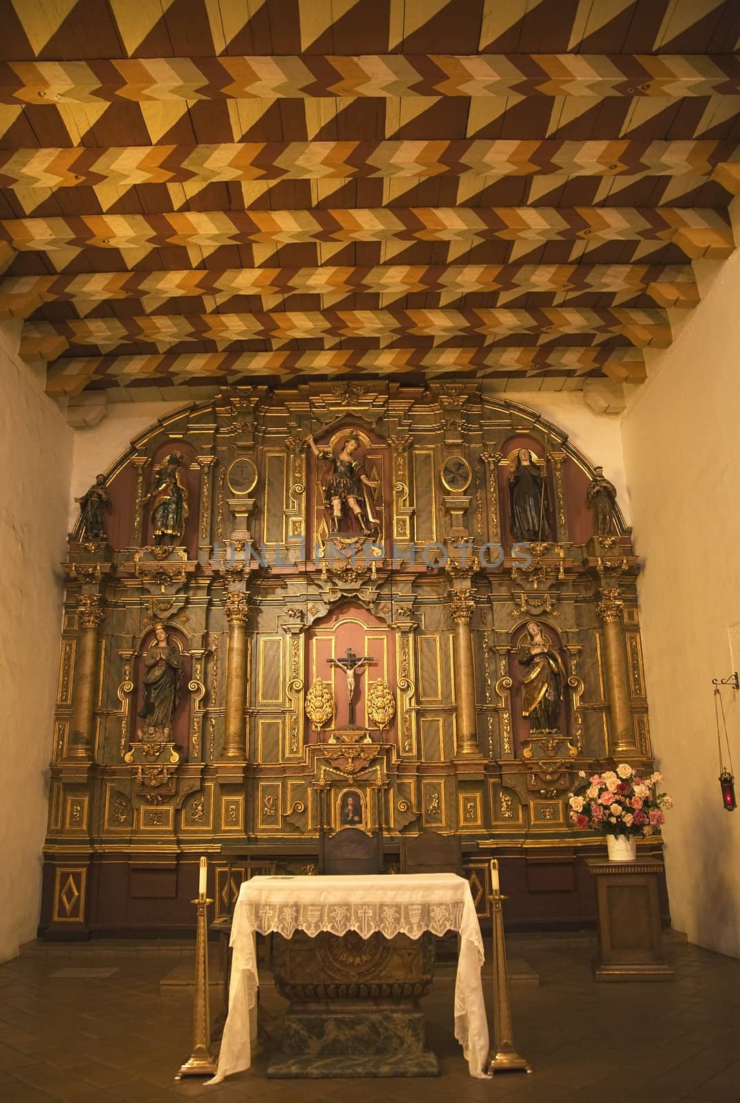 Chapel Interior Mission Dolores Saint Francis de Assis San Francisco California by bill_perry