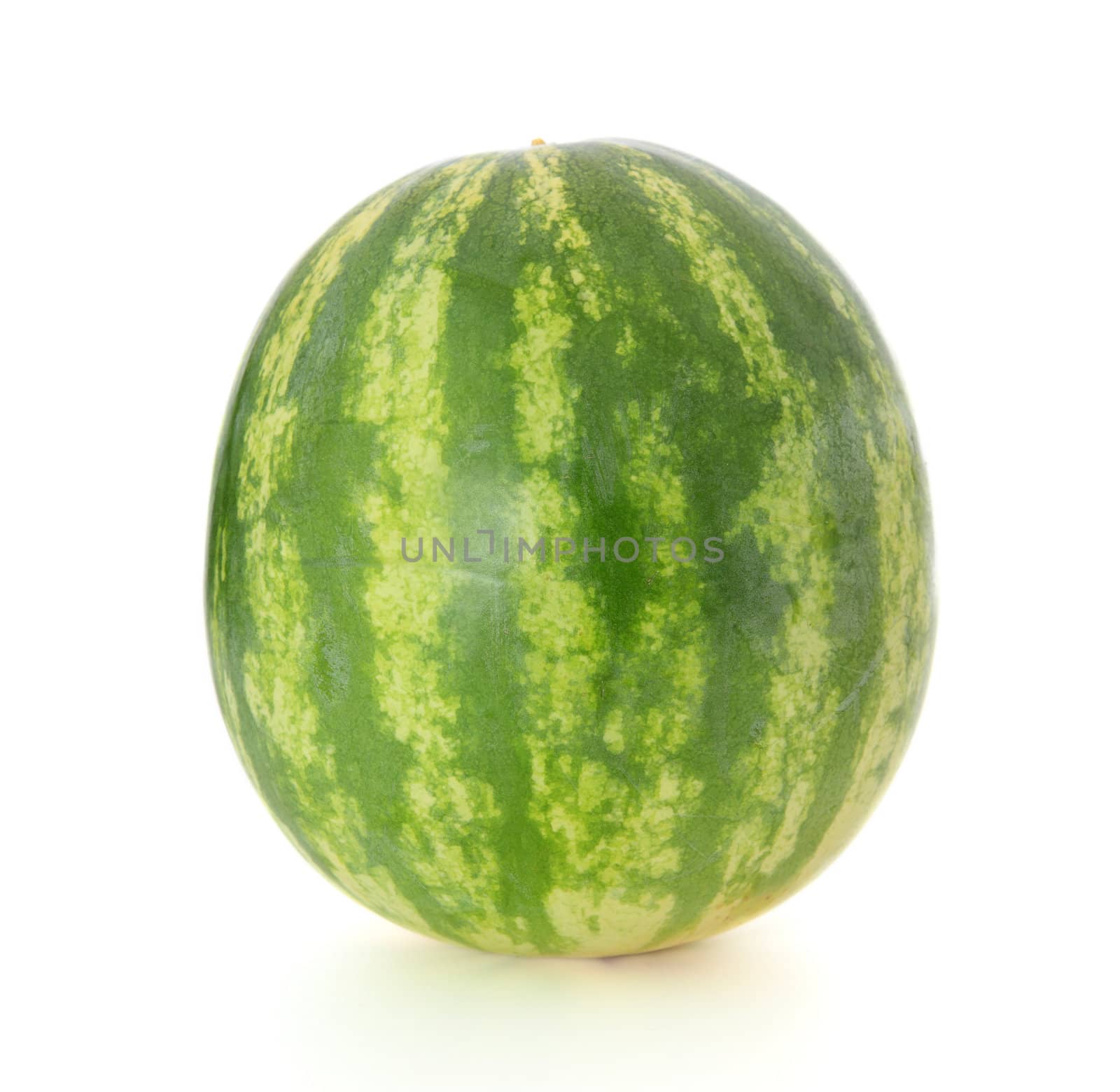 Watermelon on white background.