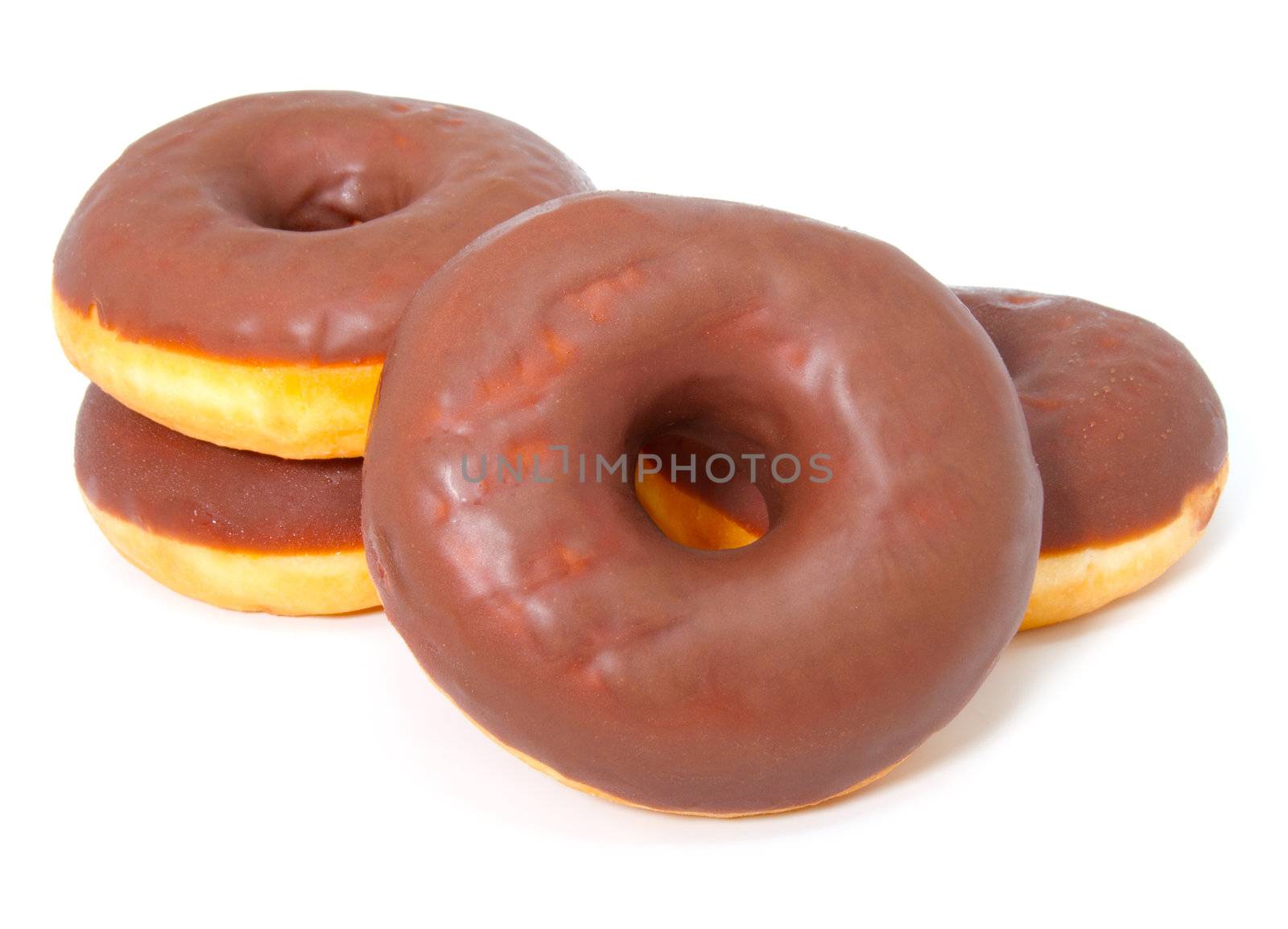 donuts isolated on white 