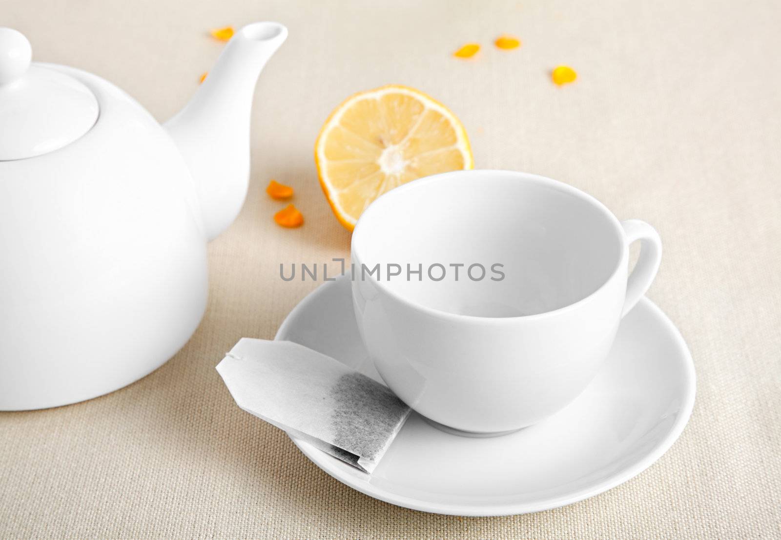 cup with tea bag