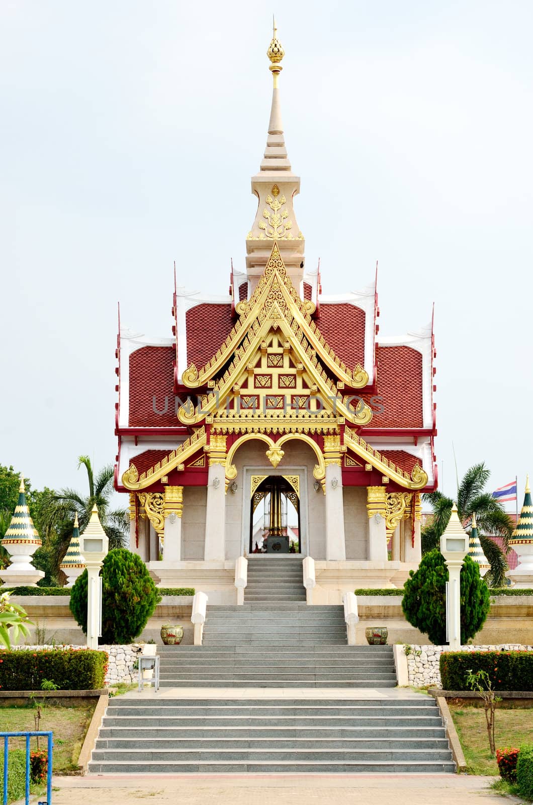 The Udonthani city pillar shrine, Famous place to travel at Udonthani, Thailand