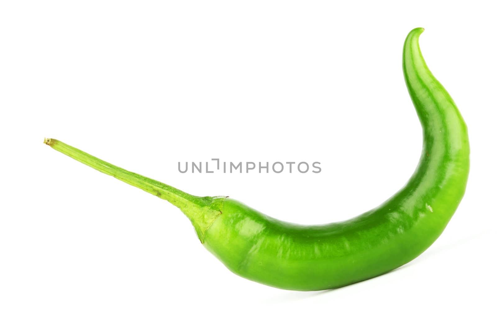 chilli isolated on white background
