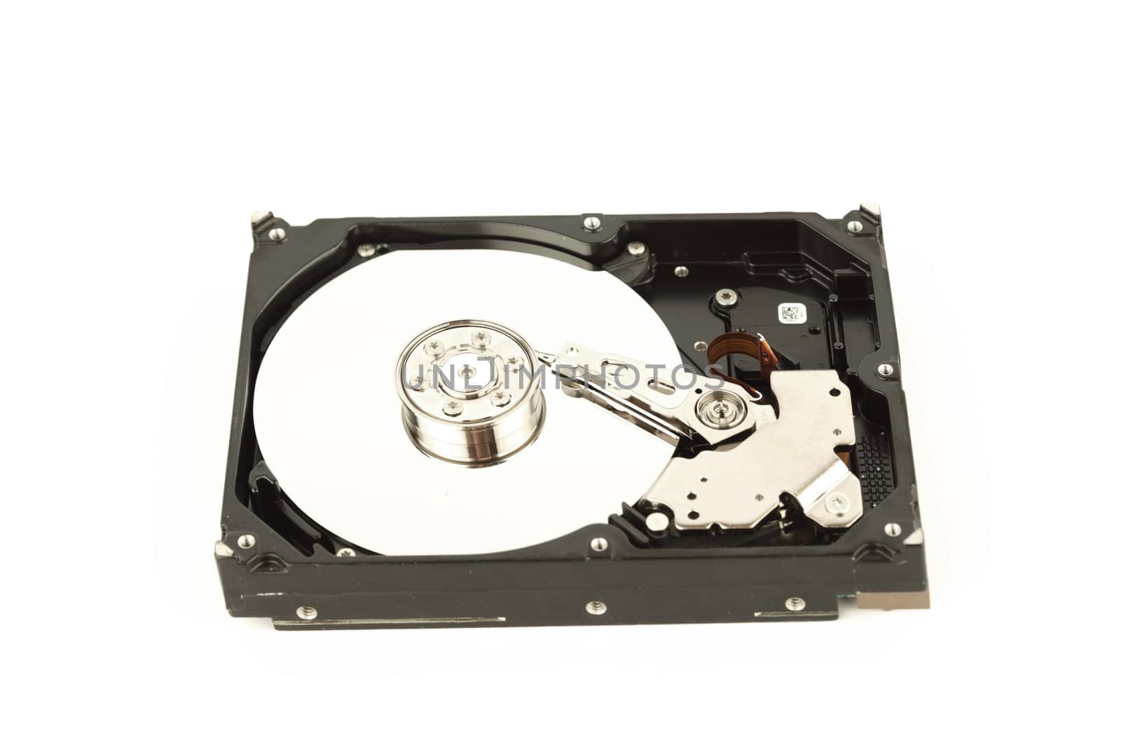 hdd isolated on white background