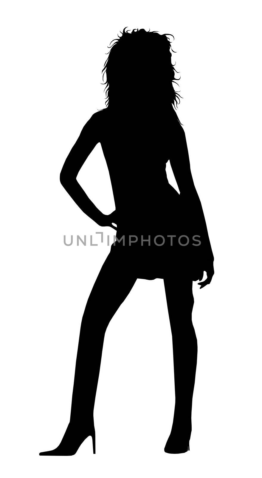 silhouette of a woman
