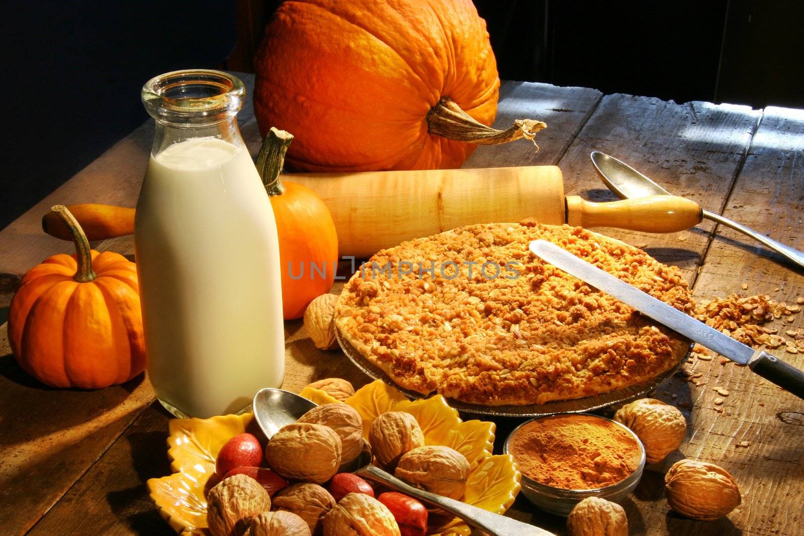 Preparing ingredients for holiday desserts