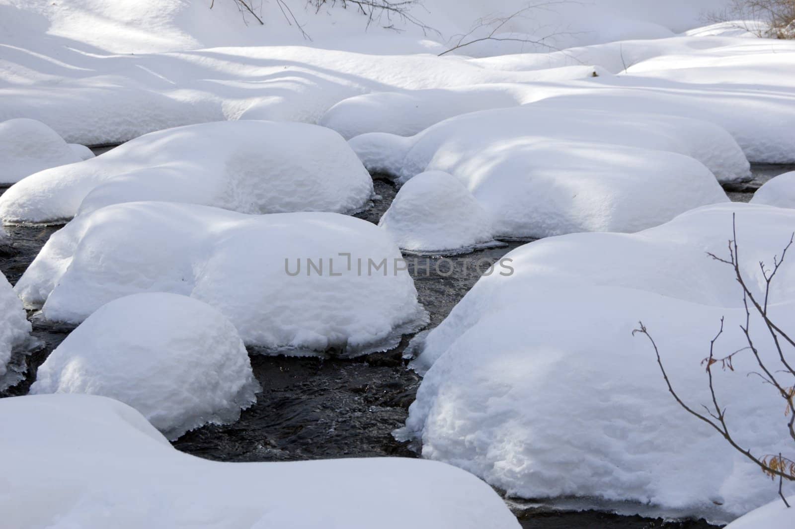 Snowy creek by PavelS