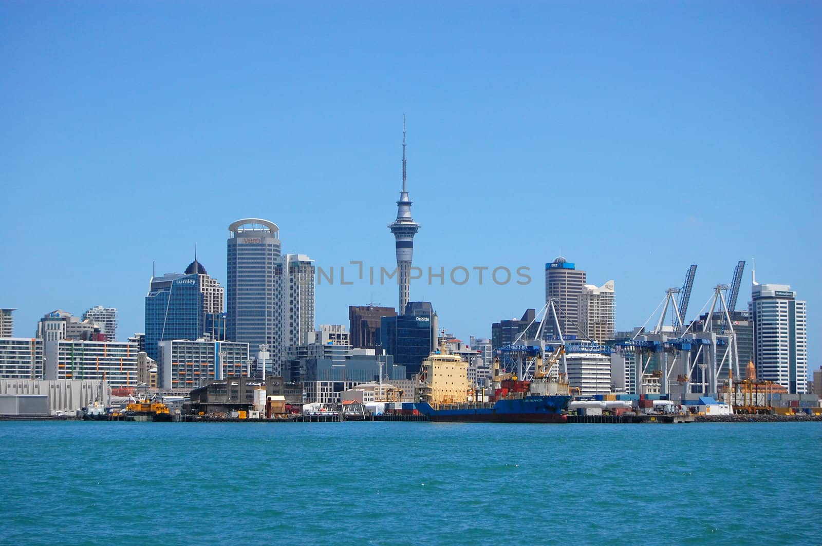 Auckland city center view, New Zealand