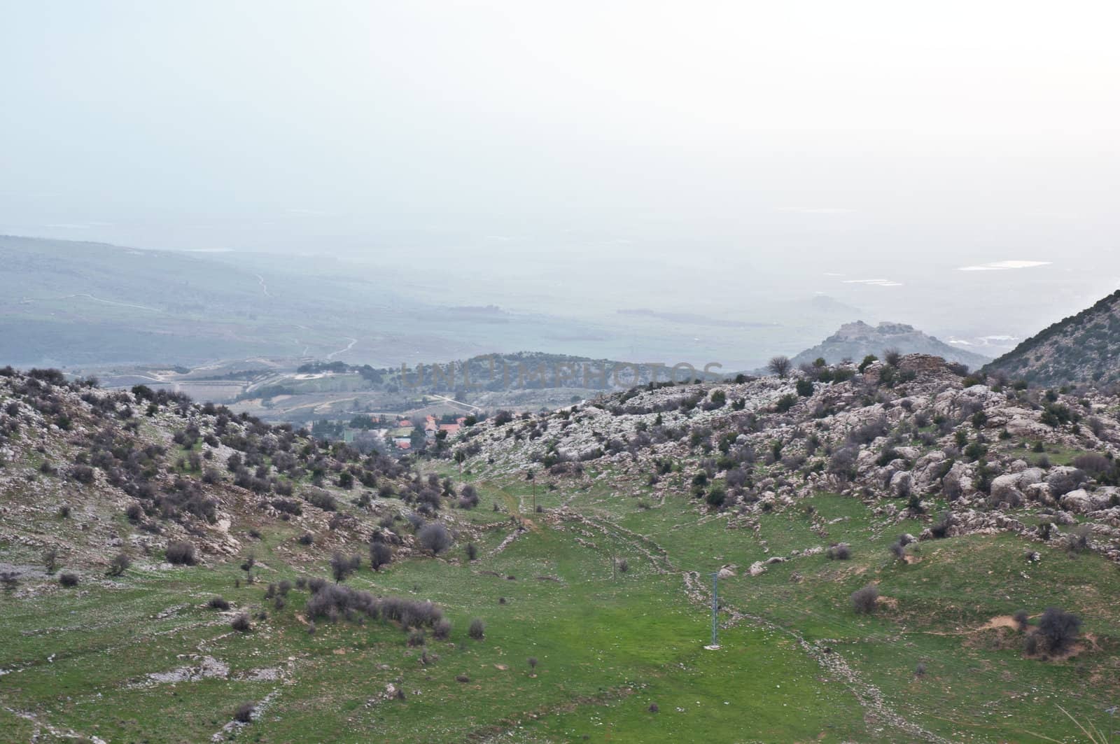 Mount Hermon  - northern Israel . Spring .
