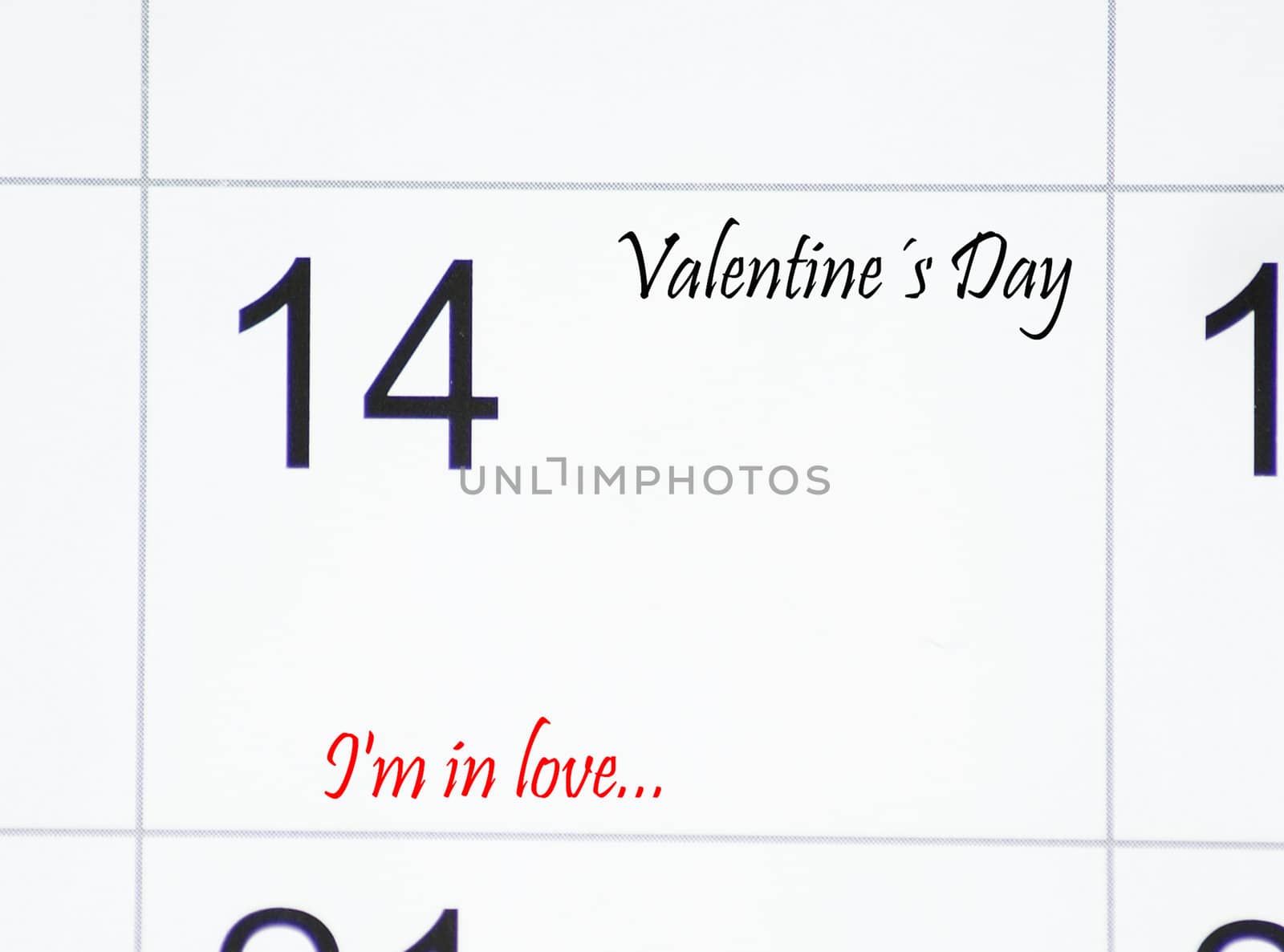 I m in love rite in calendar by photografmts
