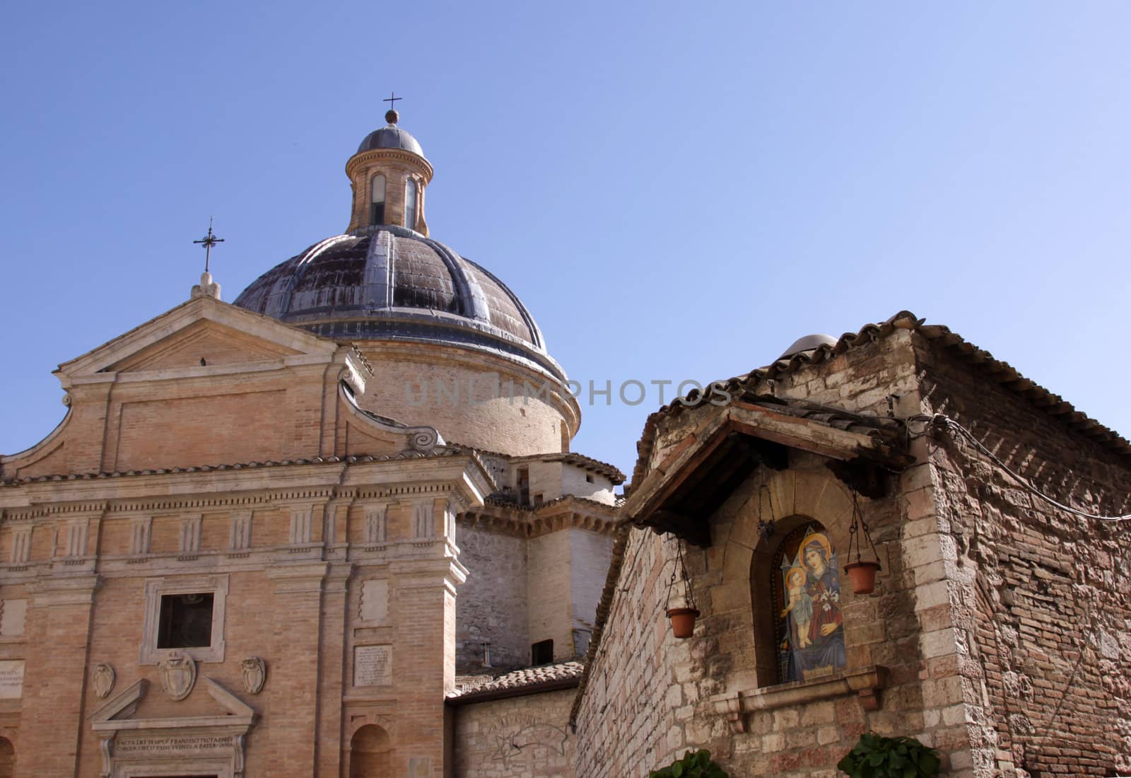 The Chiesa Nuova is a church in Assisi, Italy.  It is built on birthplace of St. Francis in 1615.