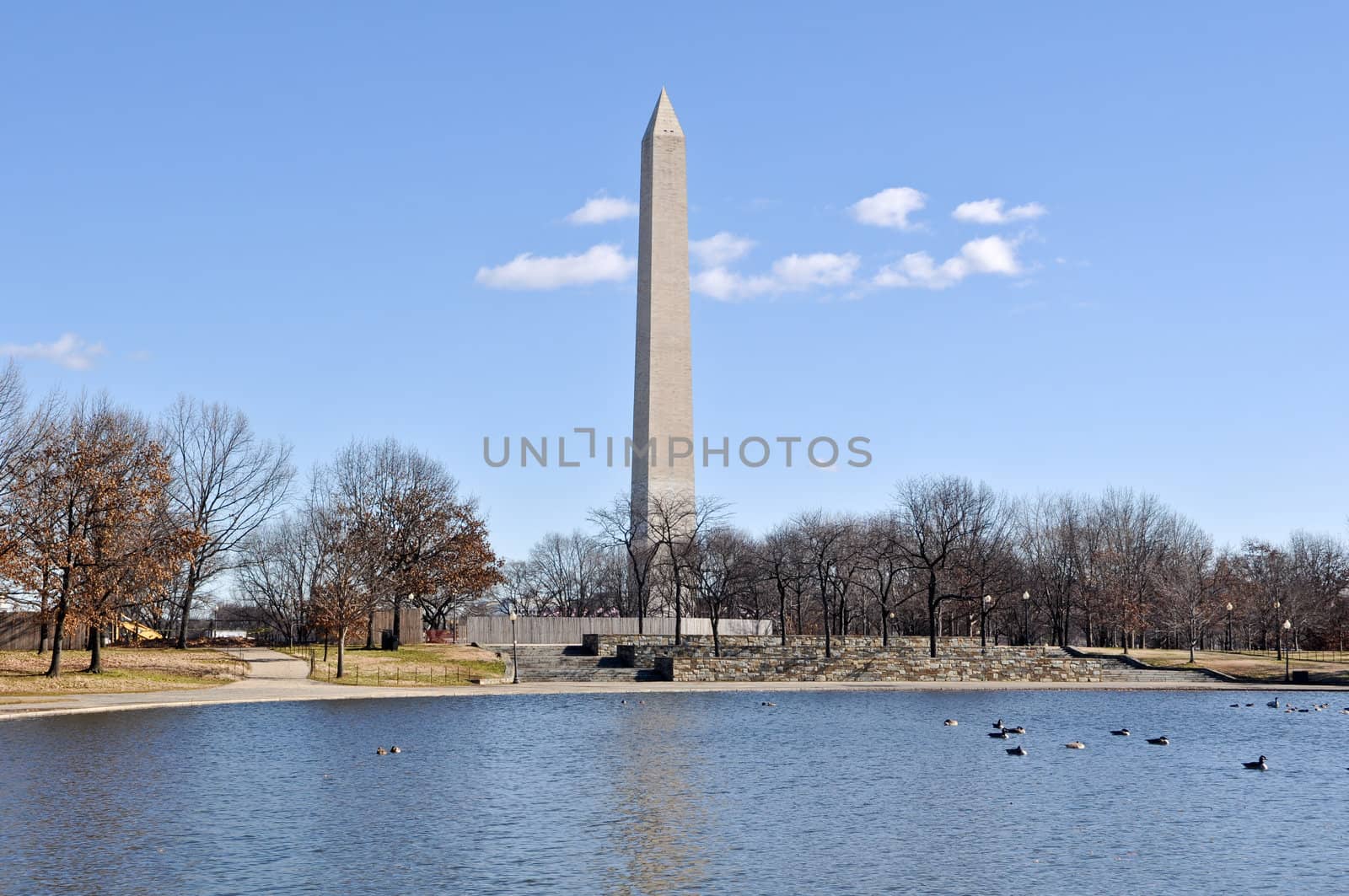 Washington Monument in the Winter
