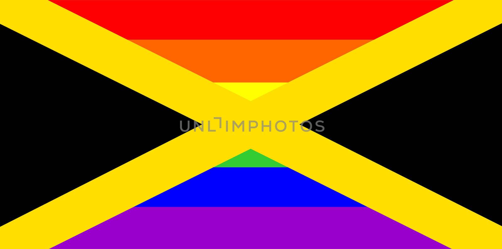 gay flag jamaica by tony4urban