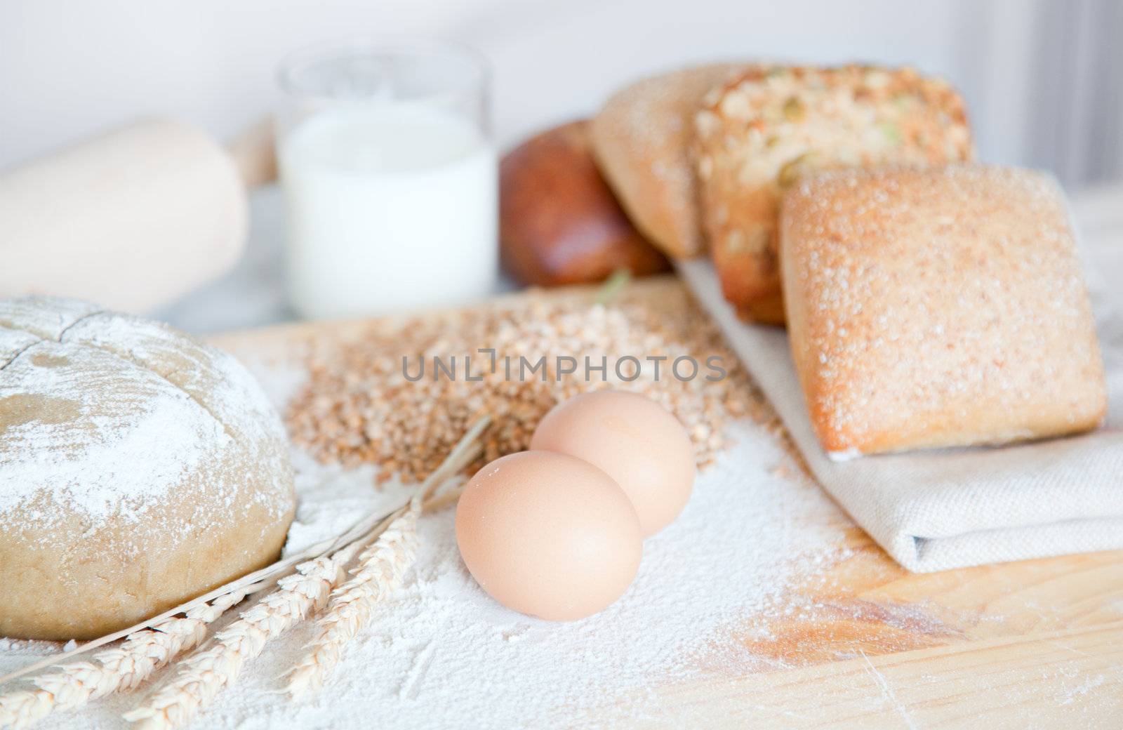 ingredients for dough