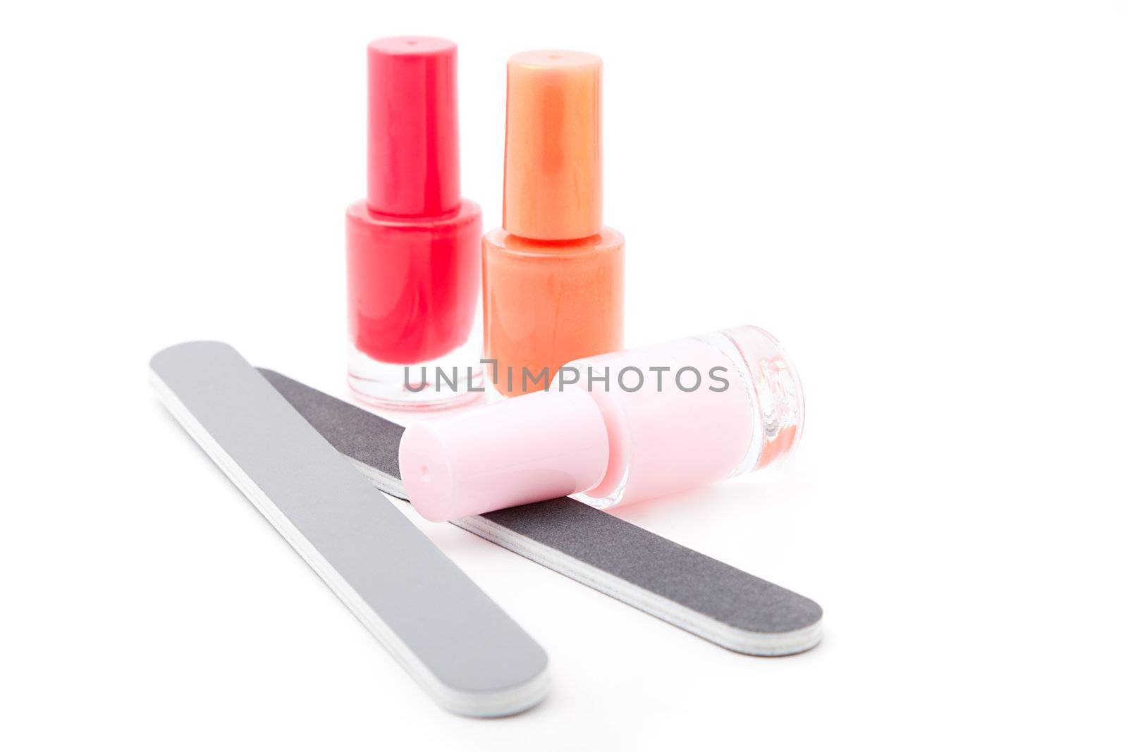 Tools for manicure and  varnish by motorolka