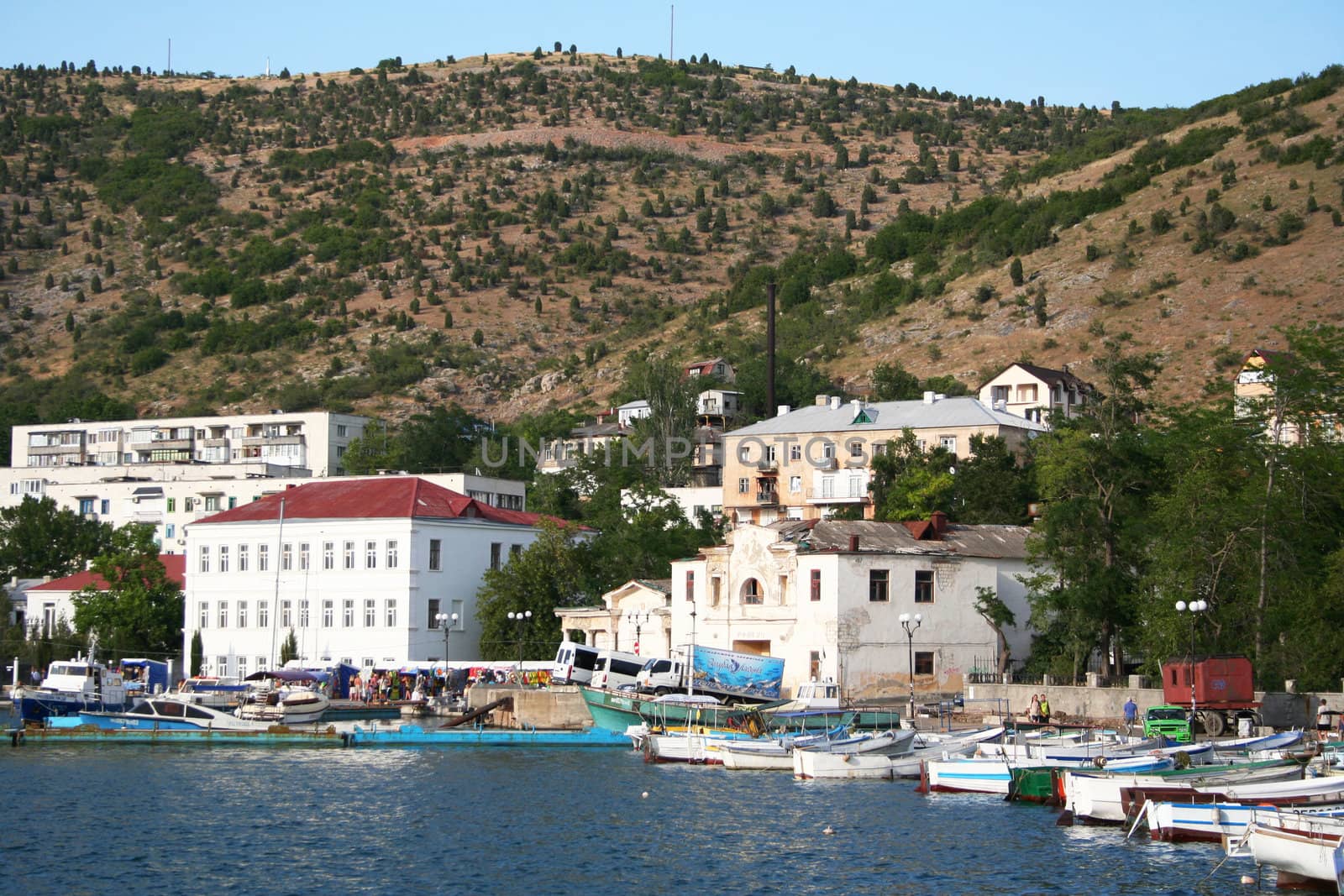 Ukraine. Crimea. In Balaklava harbor.