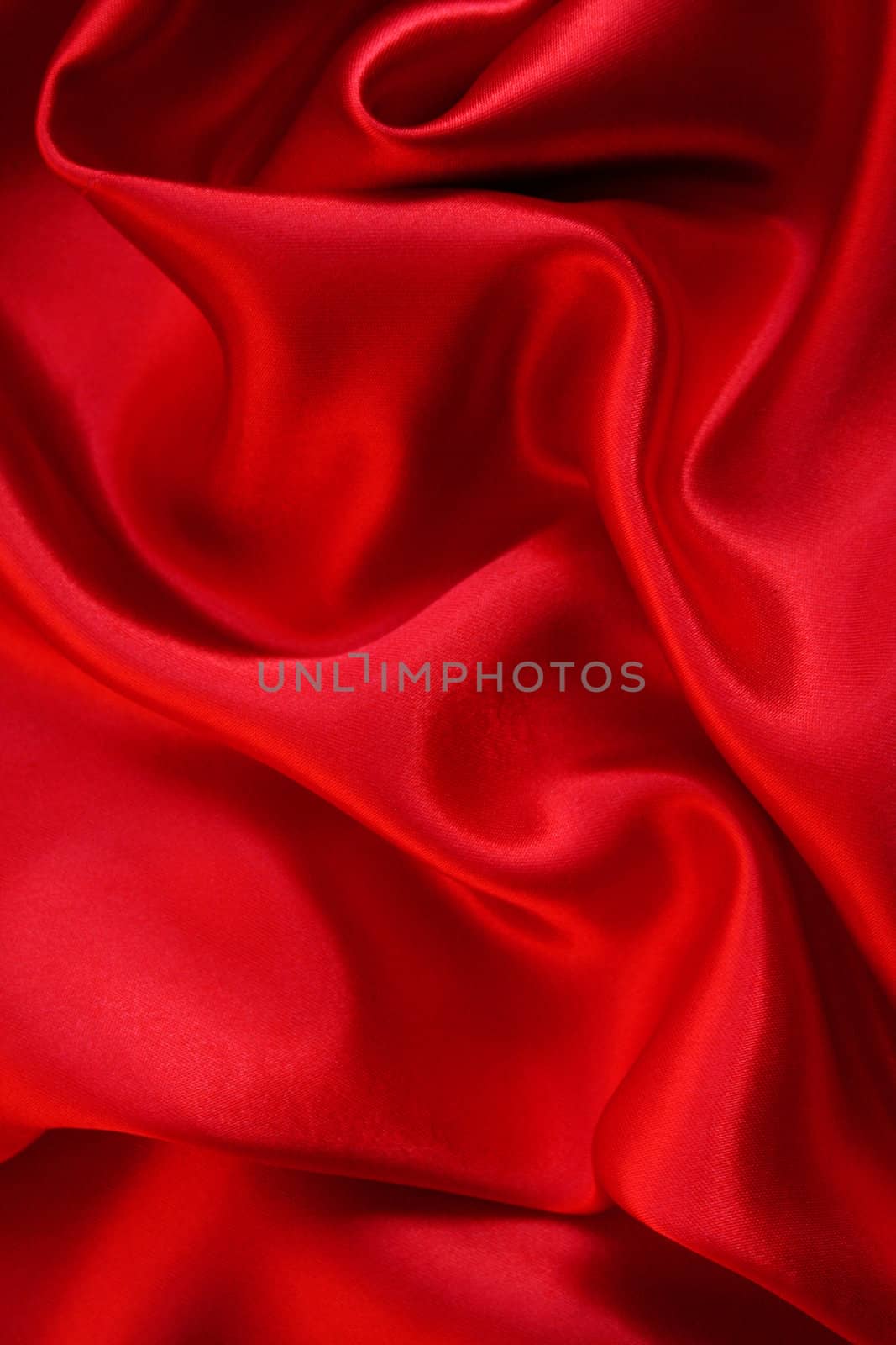 Smooth Red Silk as background